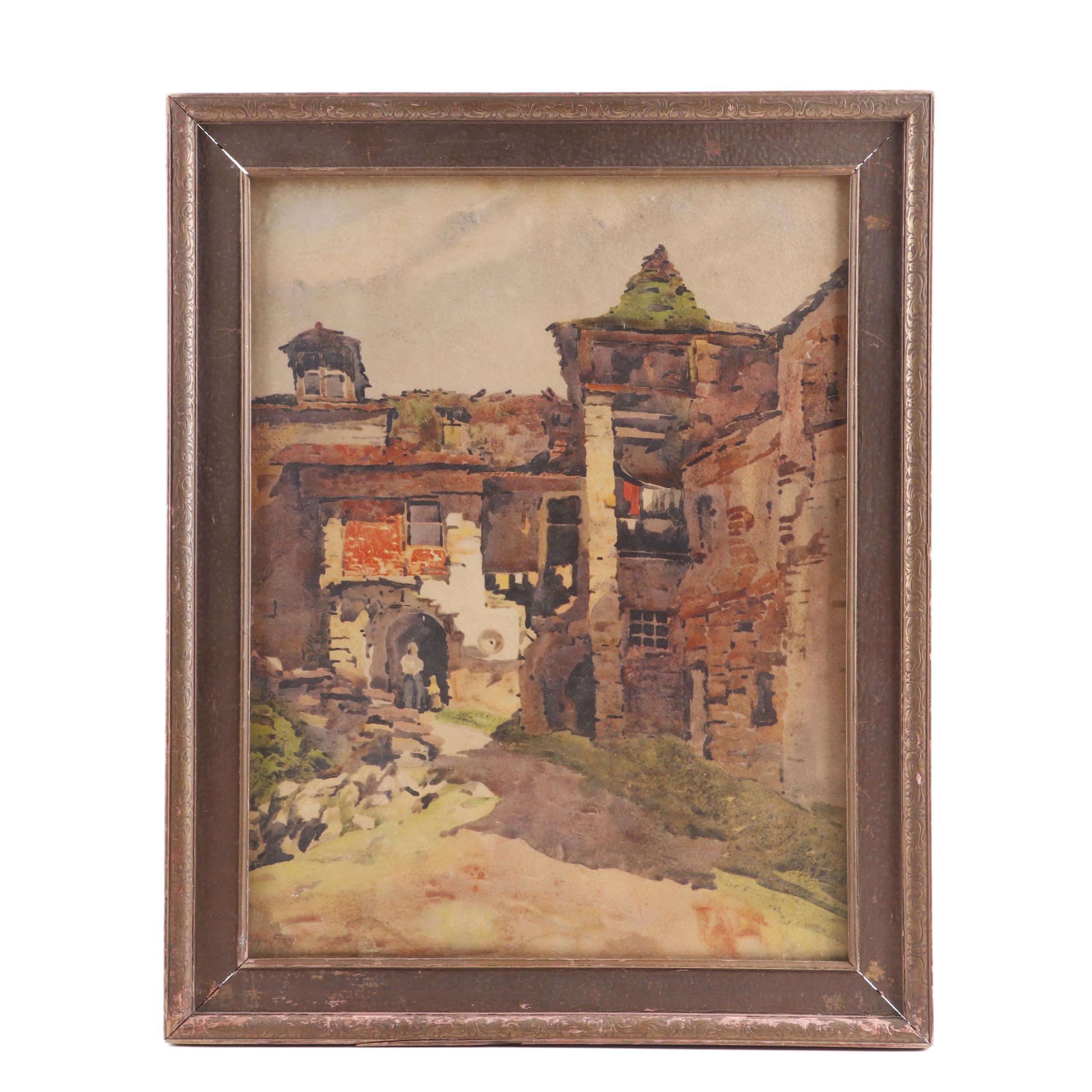 Hugo Frey Lithograph