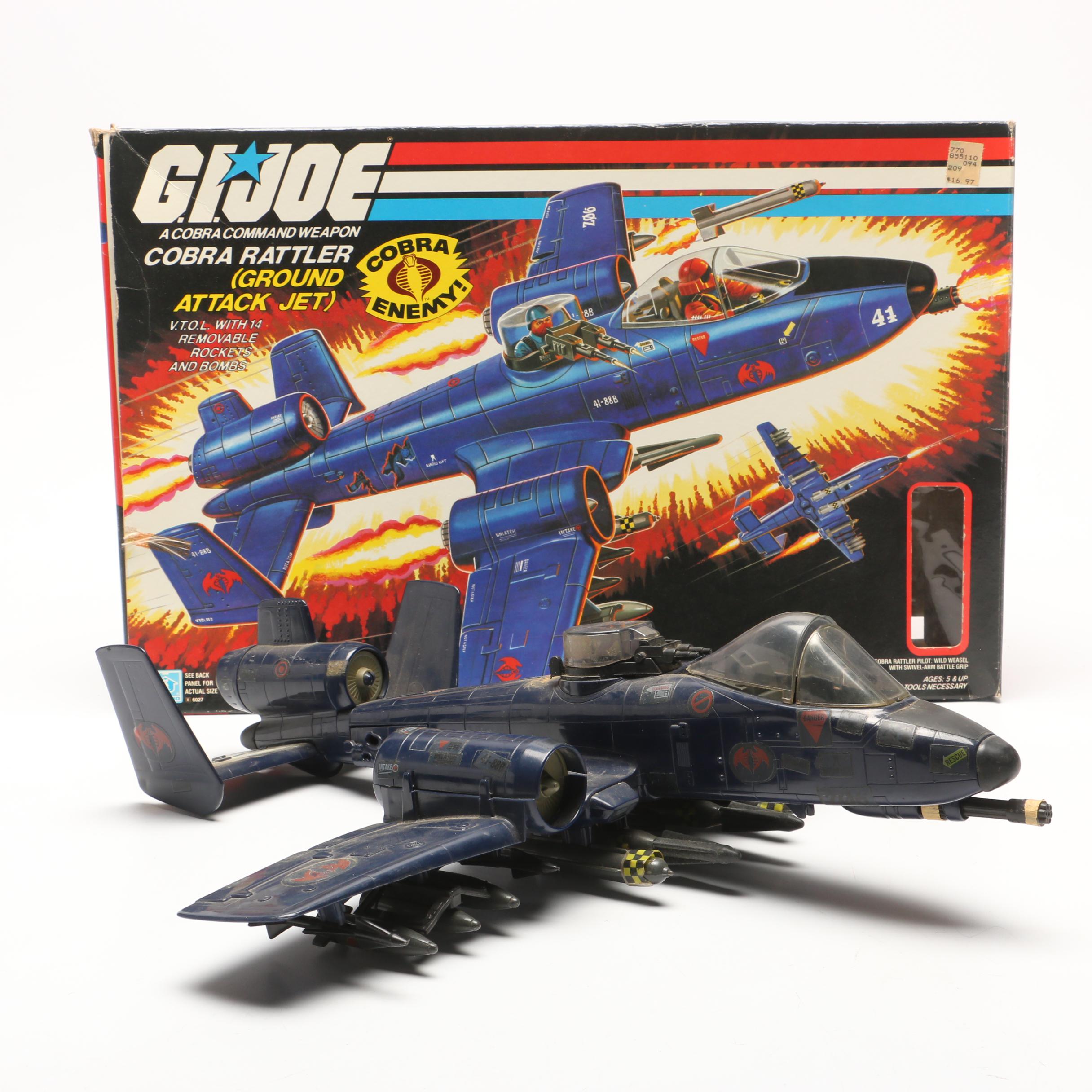 G.I. Joe Cobra Rattler Attack Jet with Box