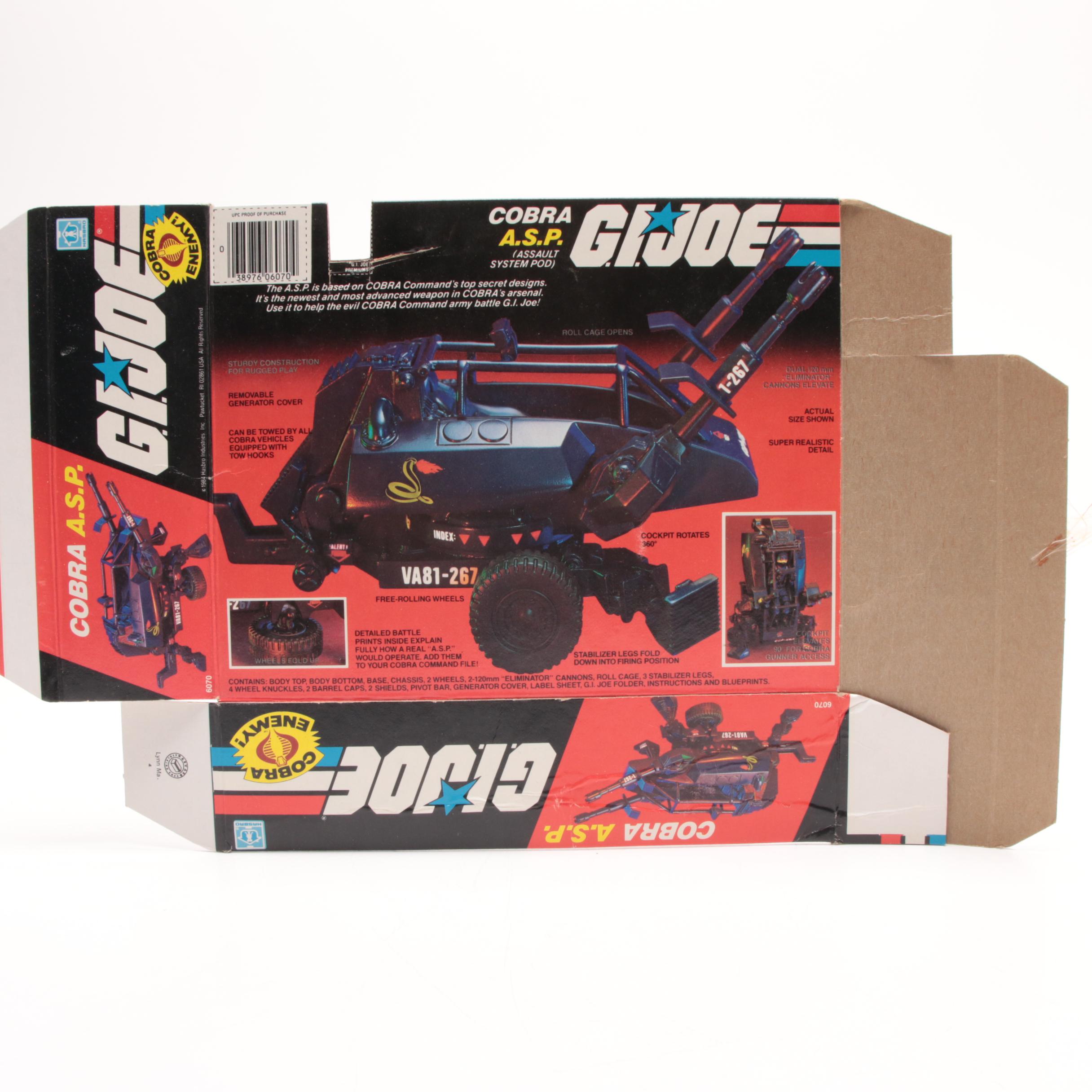 1984 G.I. Joe Cobra A.S.P. Military Toy with Box