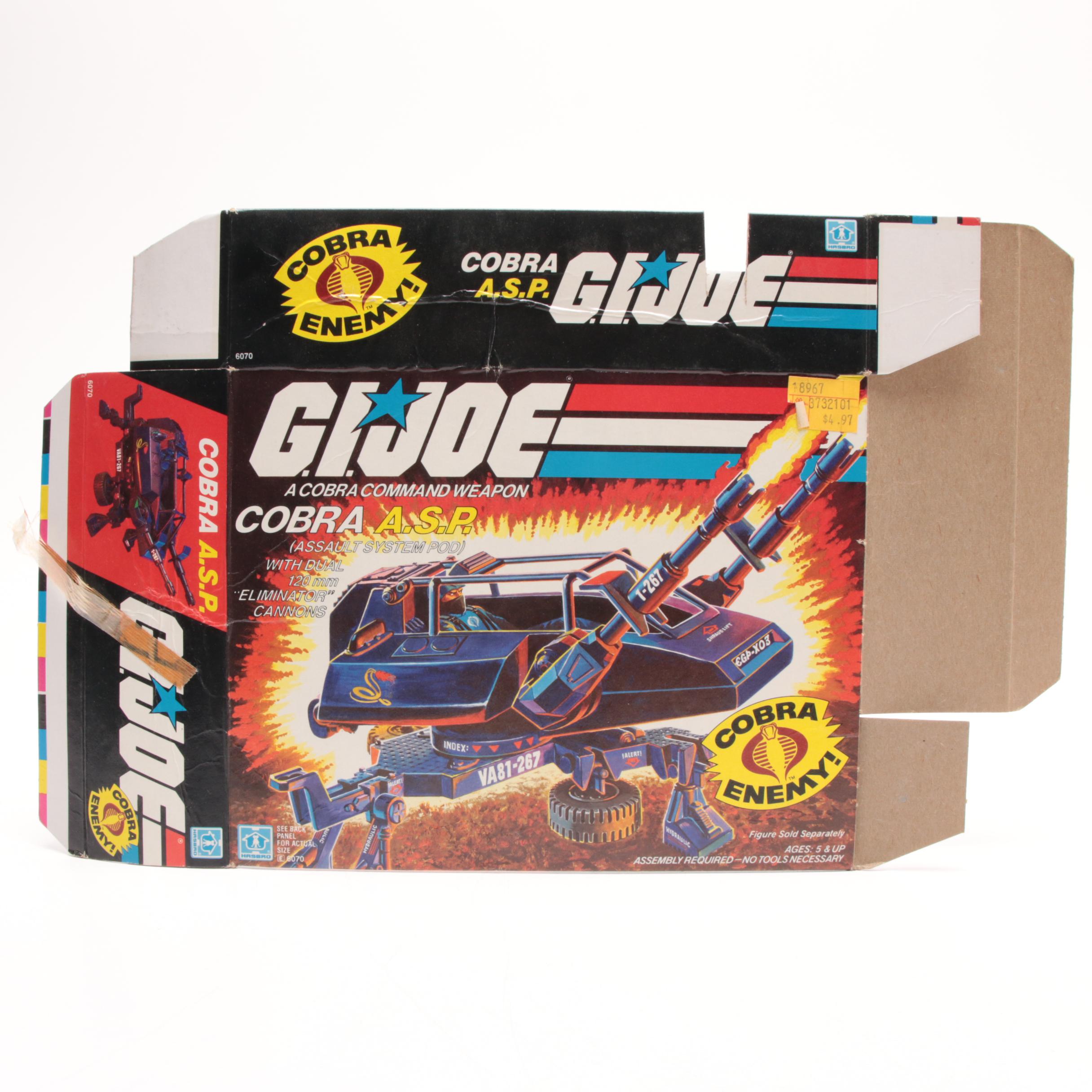 1984 G.I. Joe Cobra A.S.P. Military Toy with Box