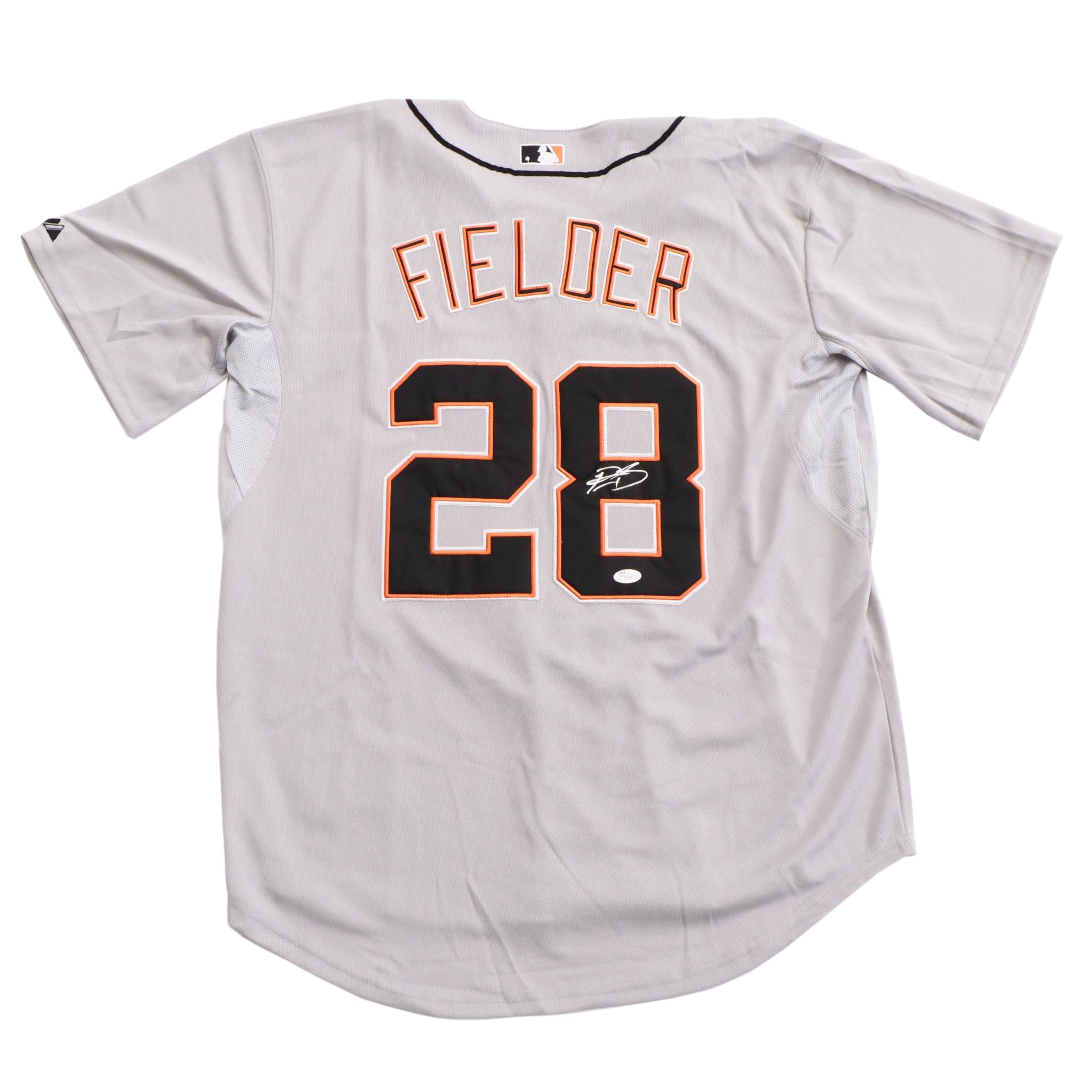 Cecil Fielder Signed Detroit Tigers Baseball Jersey JSA COA