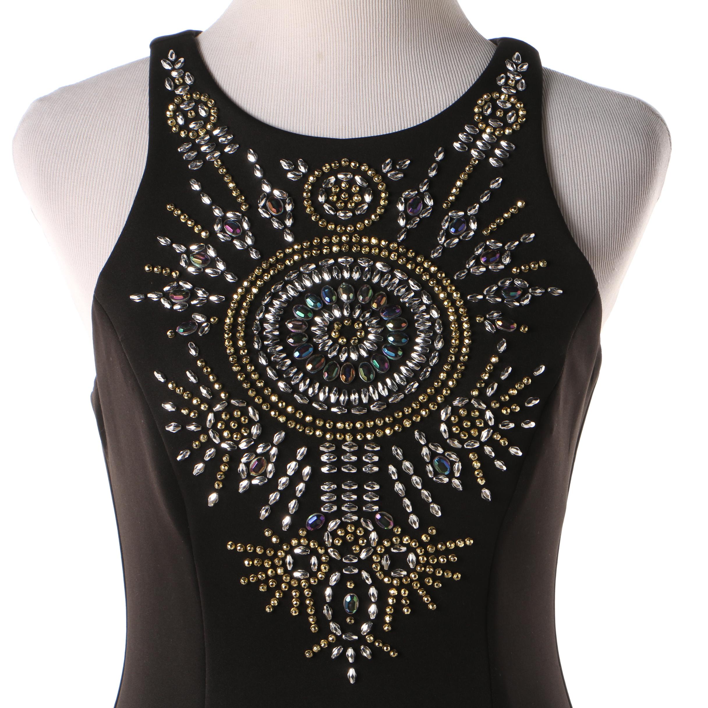Alexia Admor Embellished Sleeveless Dress