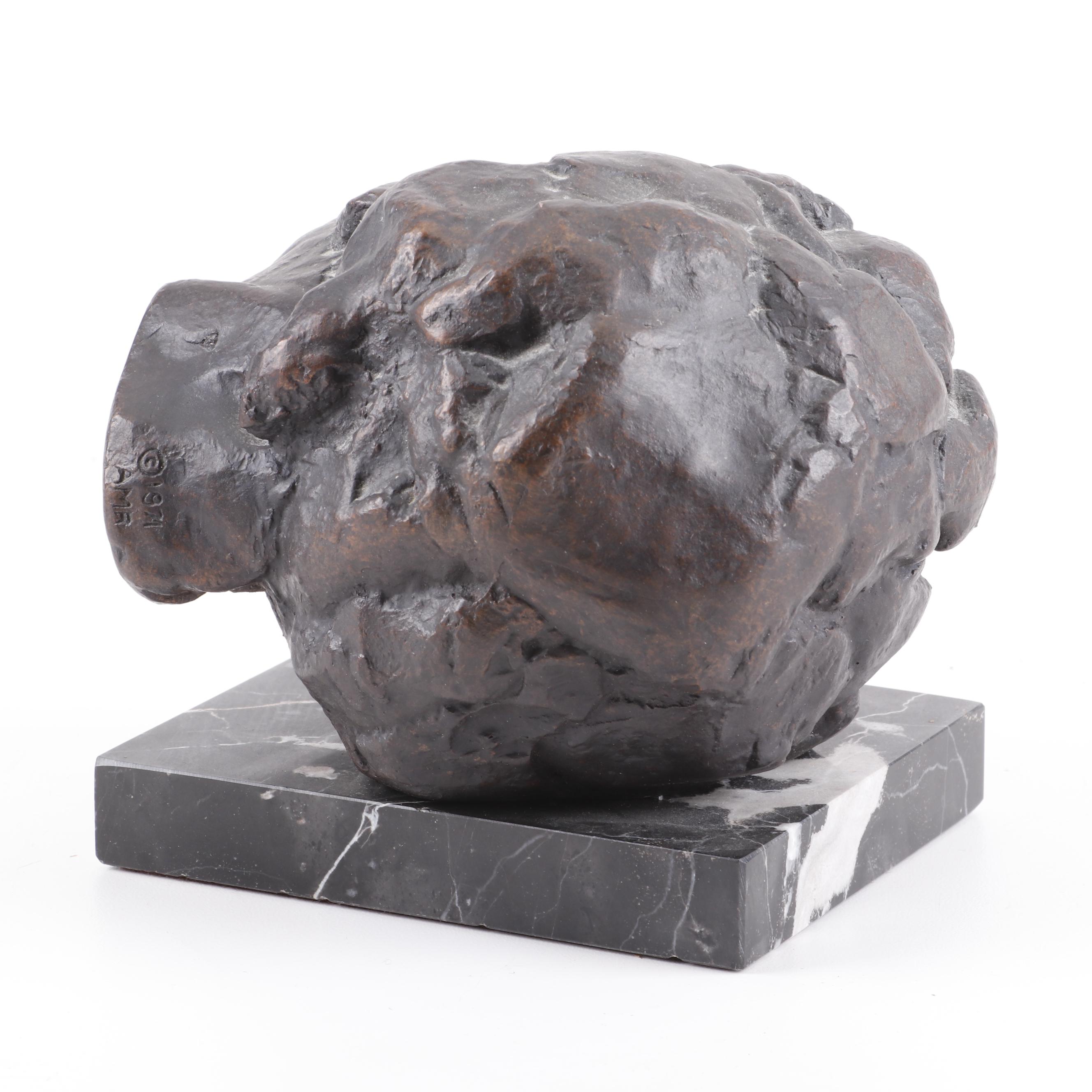 Alva Museum Replicas Sculpture After Constantin Brancusi's "Sleeping Child"