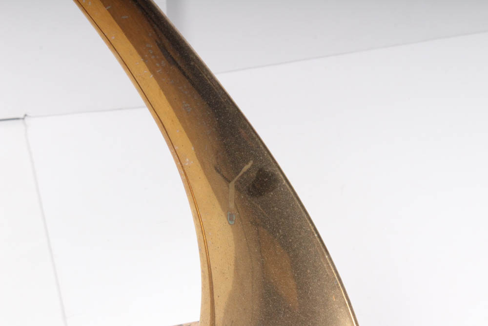 Lou Pearson and Robbie Robins Modernist Brass on Marble Sculpture, Circa 1990s