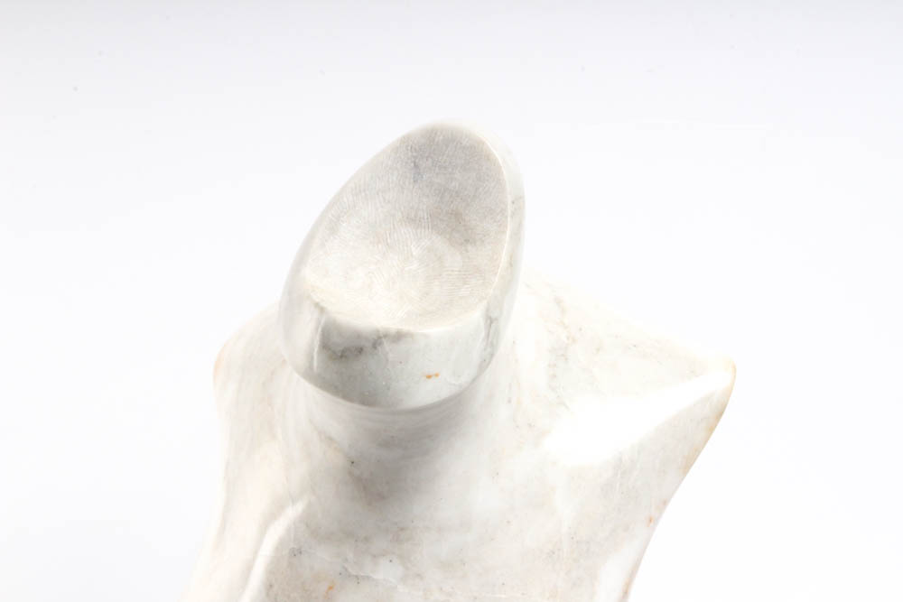 Michael Dayon Alabaster on Marble Sculpture, 1977