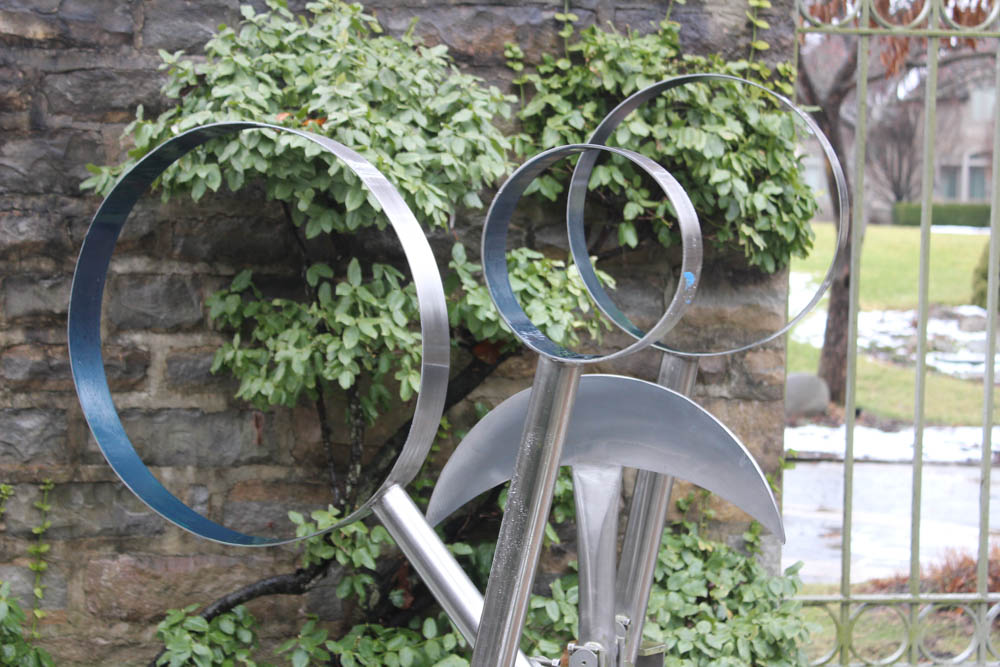 Bruce Stillman Stainless Steel Kinetic Sculpture "Wind Rhythms"