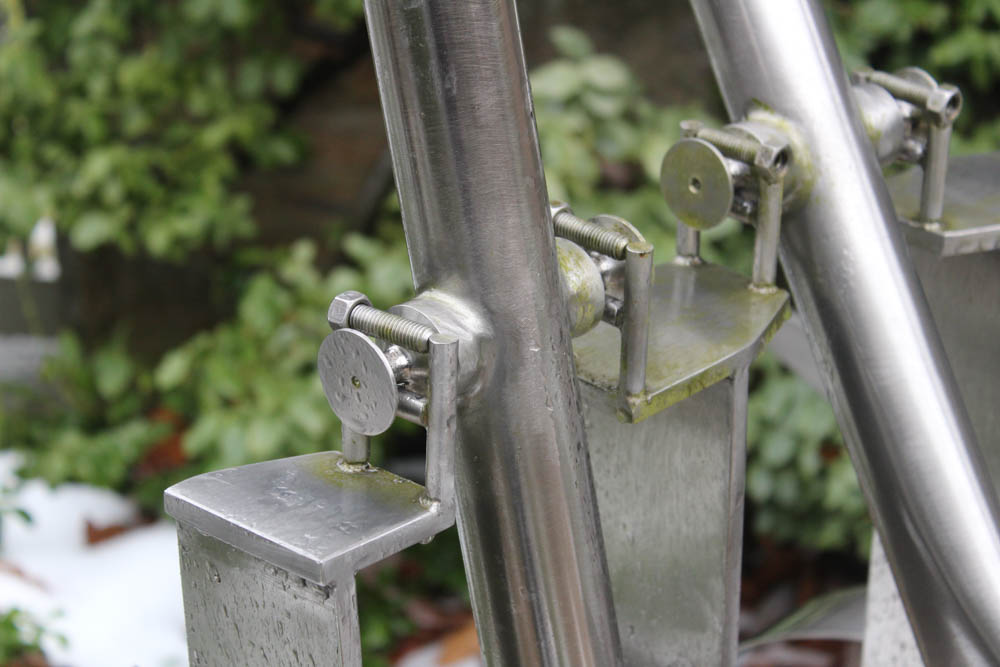 Bruce Stillman Stainless Steel Kinetic Sculpture "Wind Rhythms"