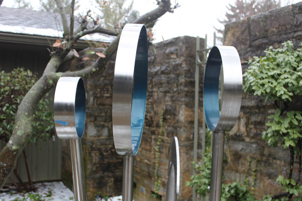 Bruce Stillman Stainless Steel Kinetic Sculpture "Wind Rhythms"