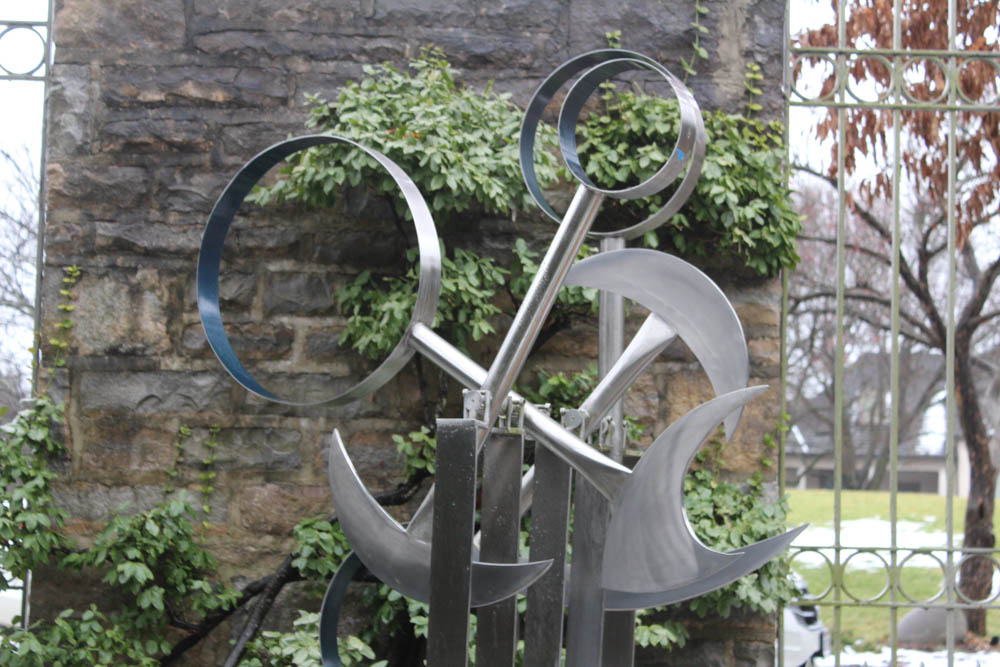 Bruce Stillman Stainless Steel Kinetic Sculpture "Wind Rhythms"