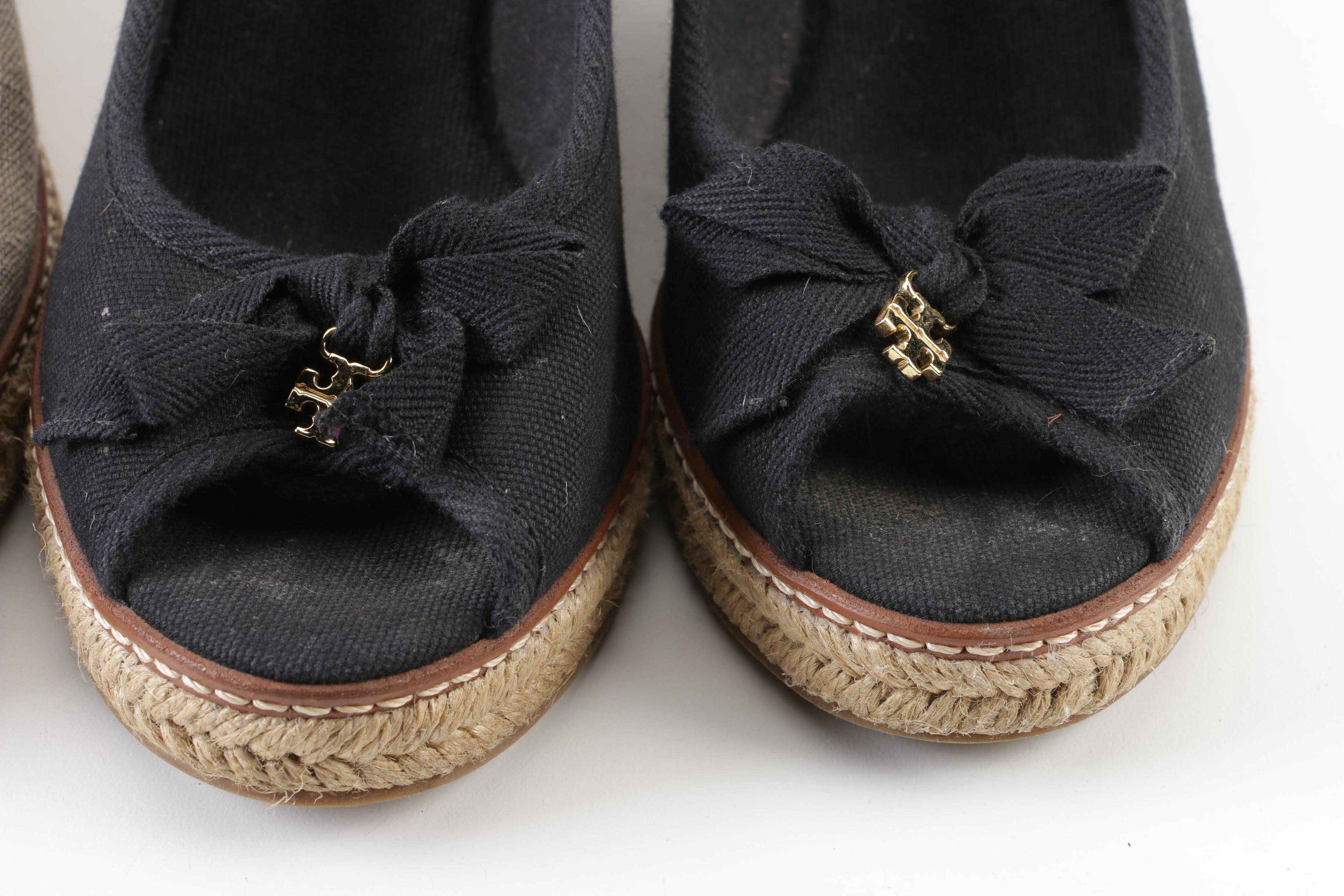 Tory Burch and Nine West Wedges