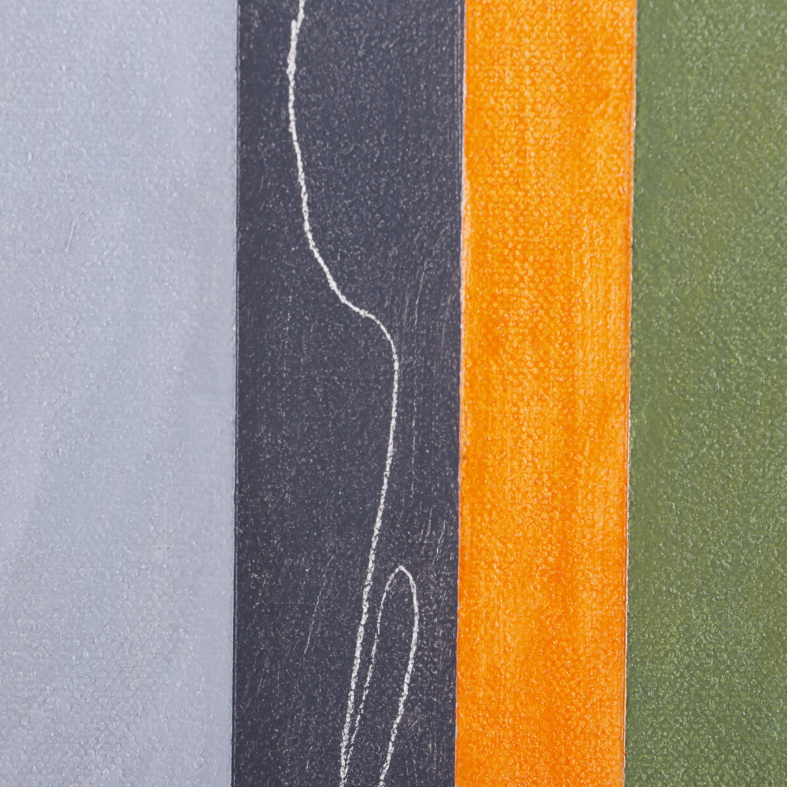 Ted Knerr Abstract Acrylic Painting