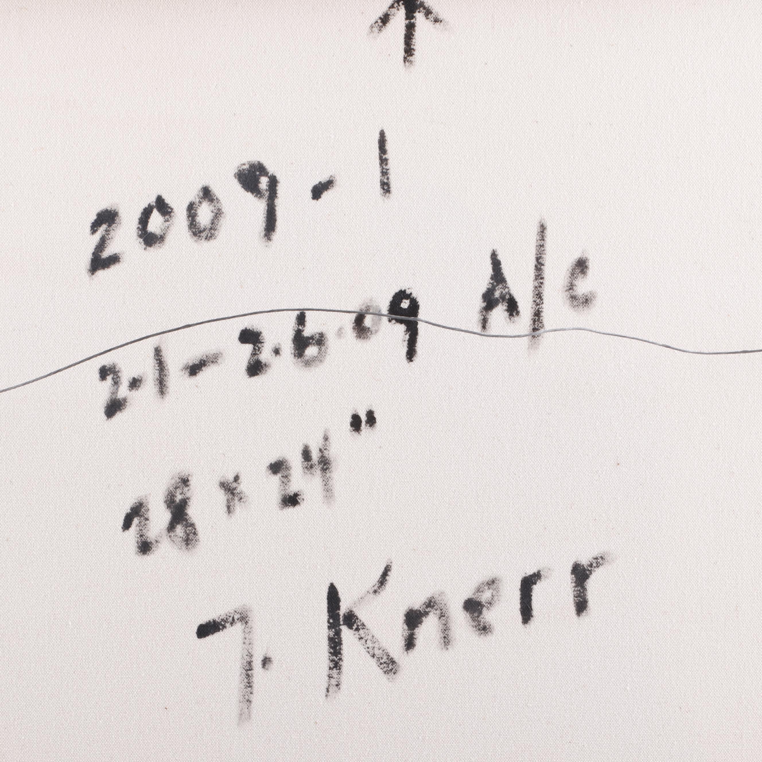 Ted Knerr Abstract Acrylic Painting