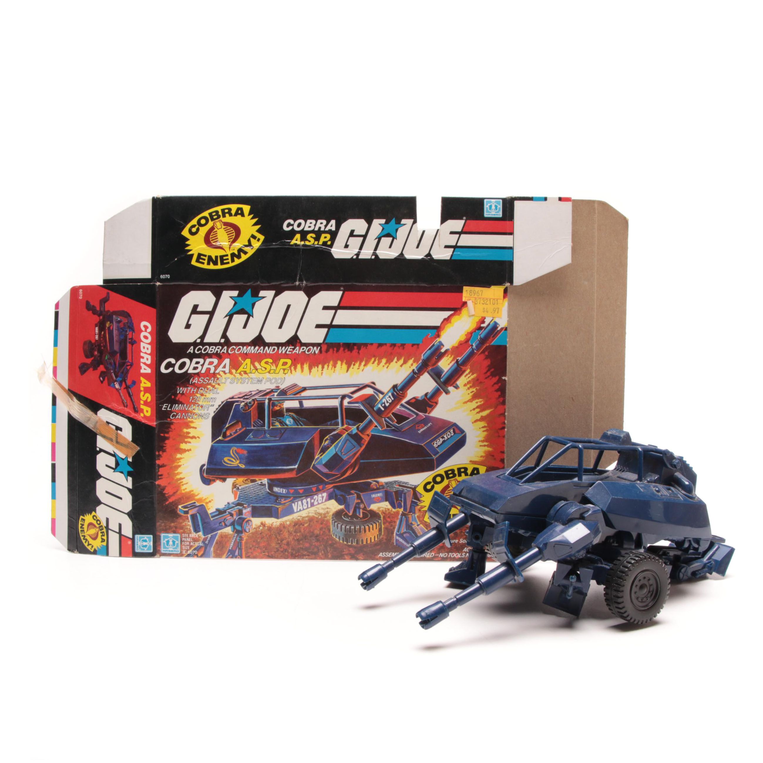 1984 G.I. Joe Cobra A.S.P. Military Toy with Box