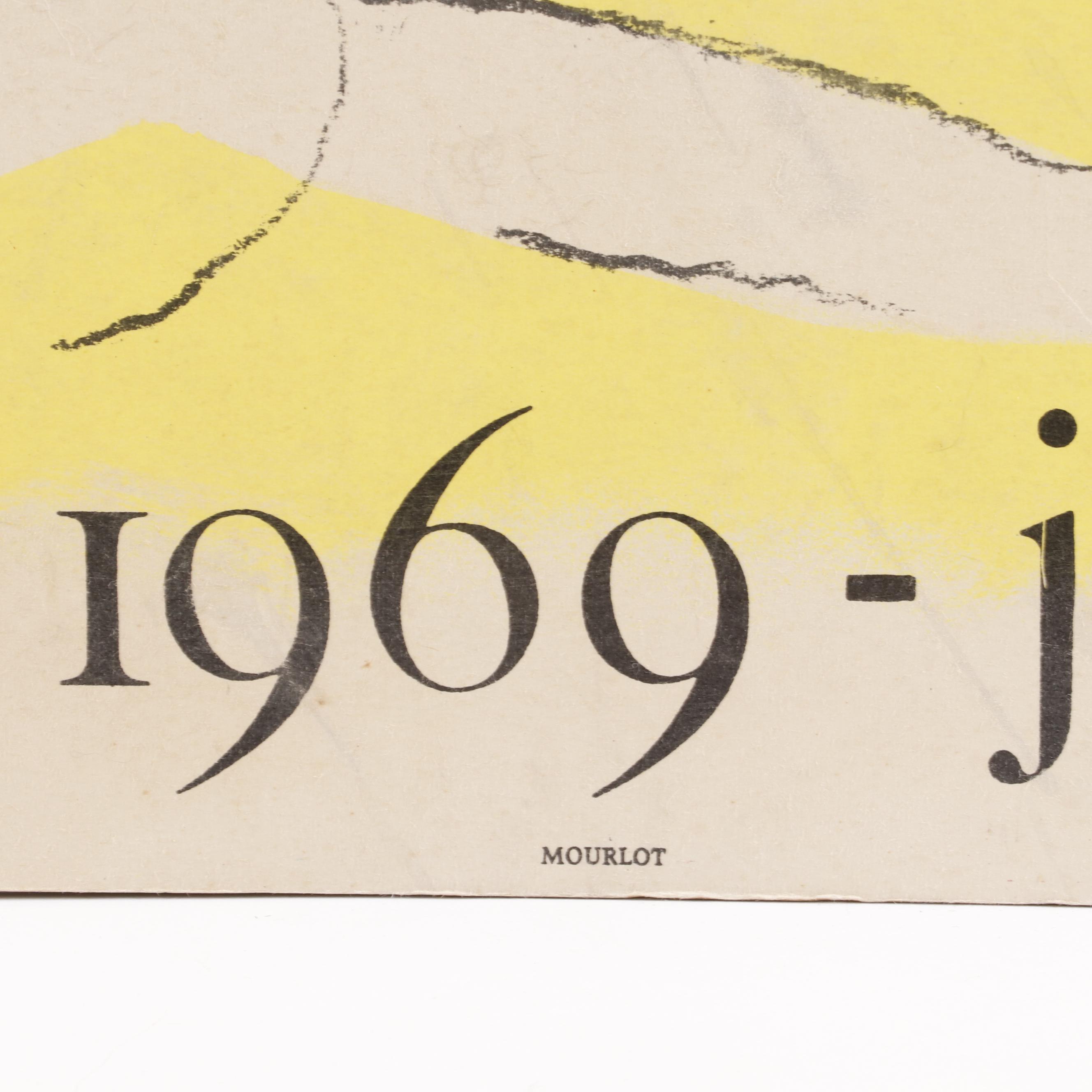 Marc Chagall 1969 Lithograph Exhibition Poster for Galerie Maeght