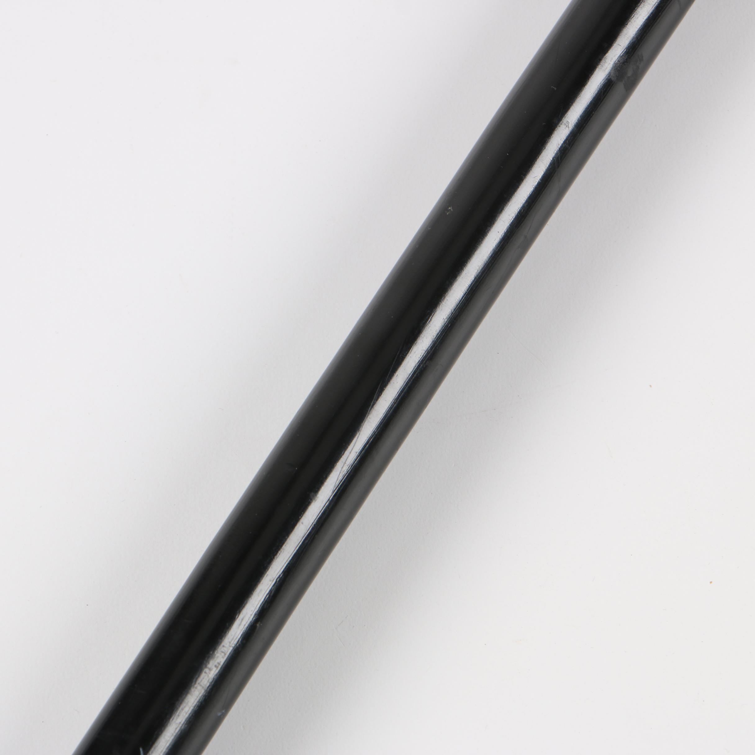 "Dark Shadows" Barnabas Collins Replica Alpacca Wolf Head and Black Maple Cane