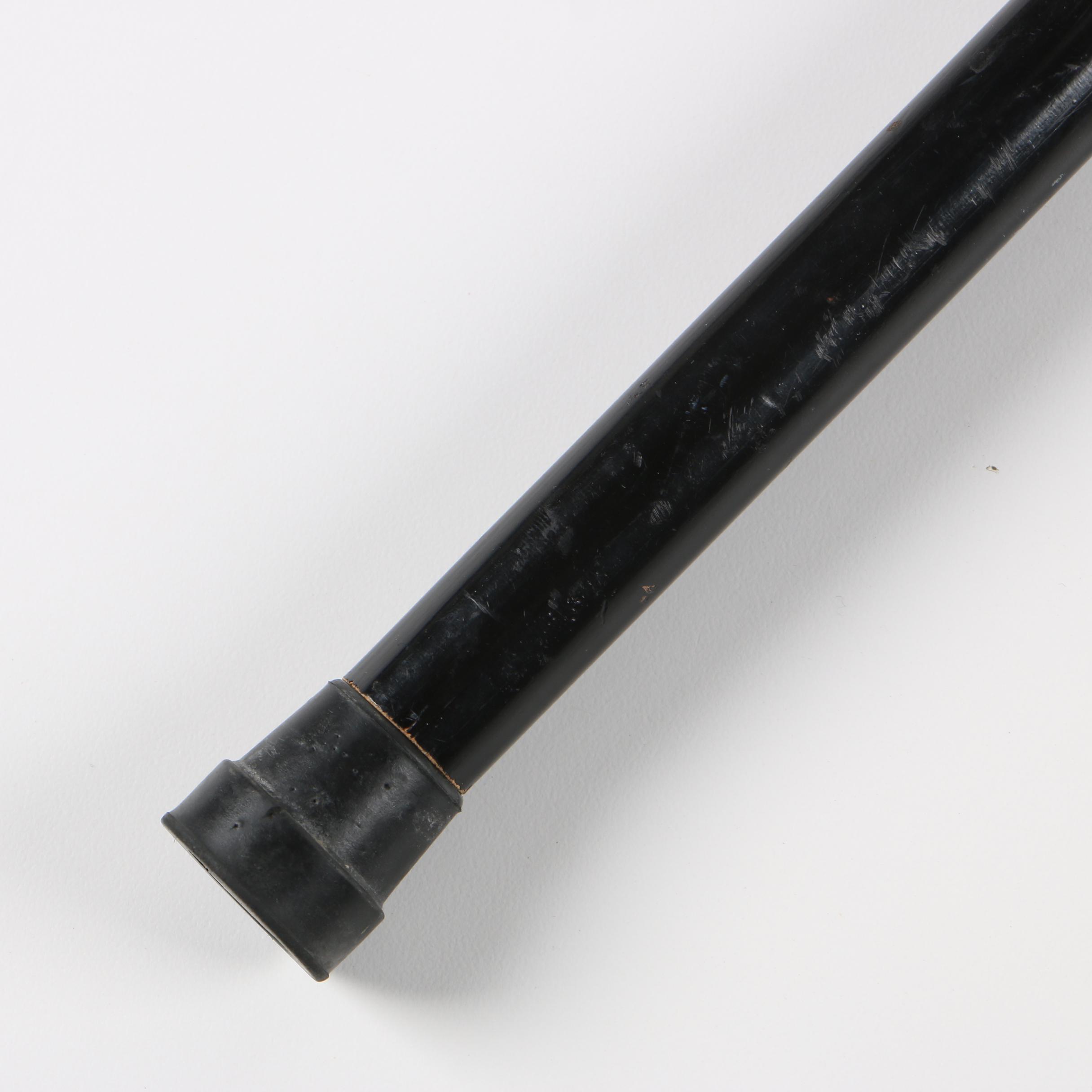 "Dark Shadows" Barnabas Collins Replica Alpacca Wolf Head and Black Maple Cane