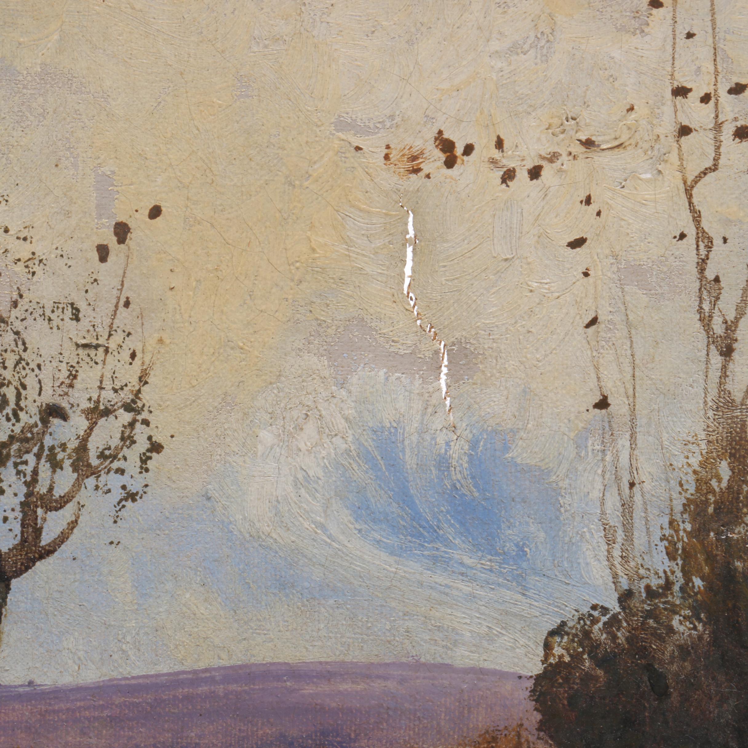 J. Mead Landscape Oil Painting