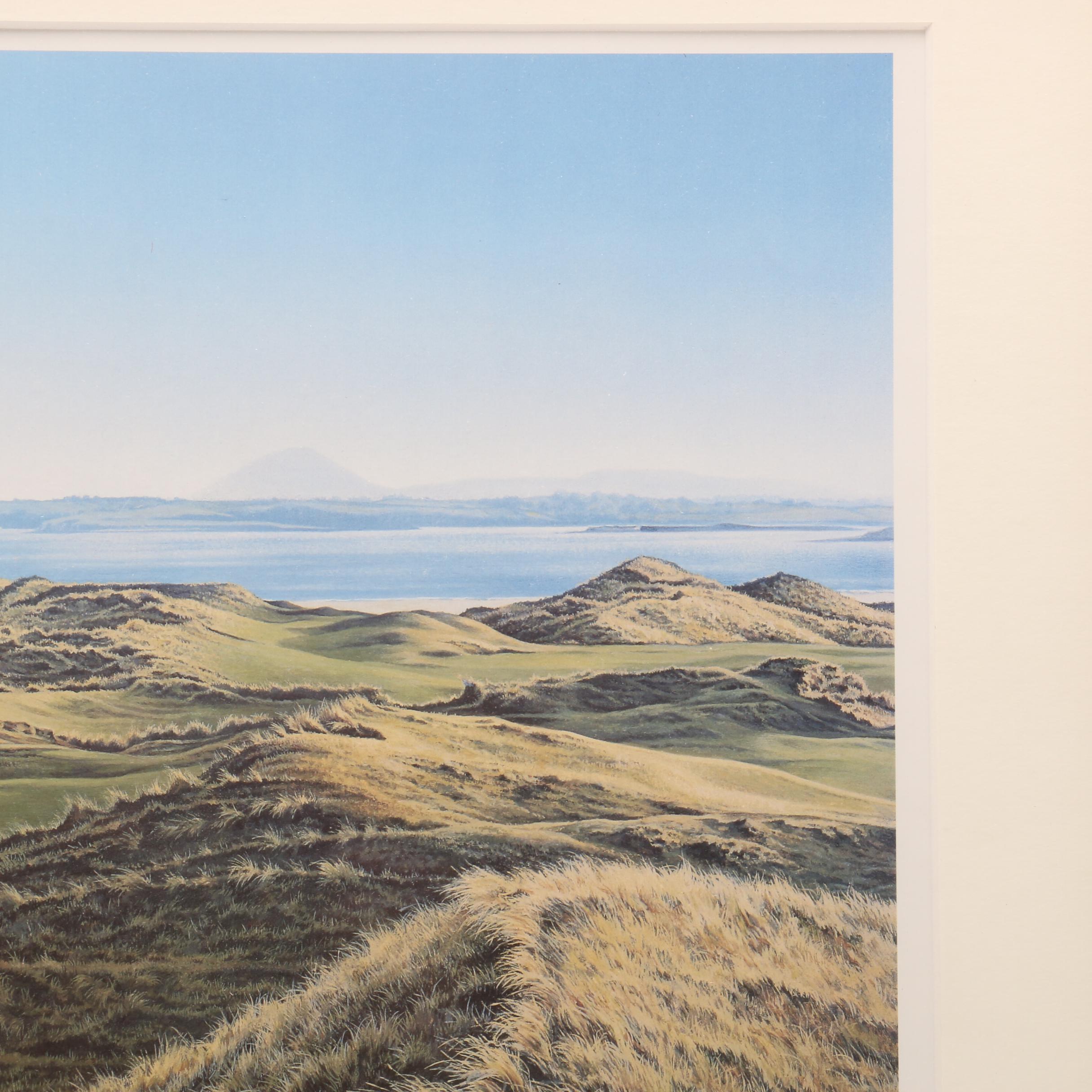William Grandison Limited Edition Offset Lithograph "Enniscrone Golf Club"