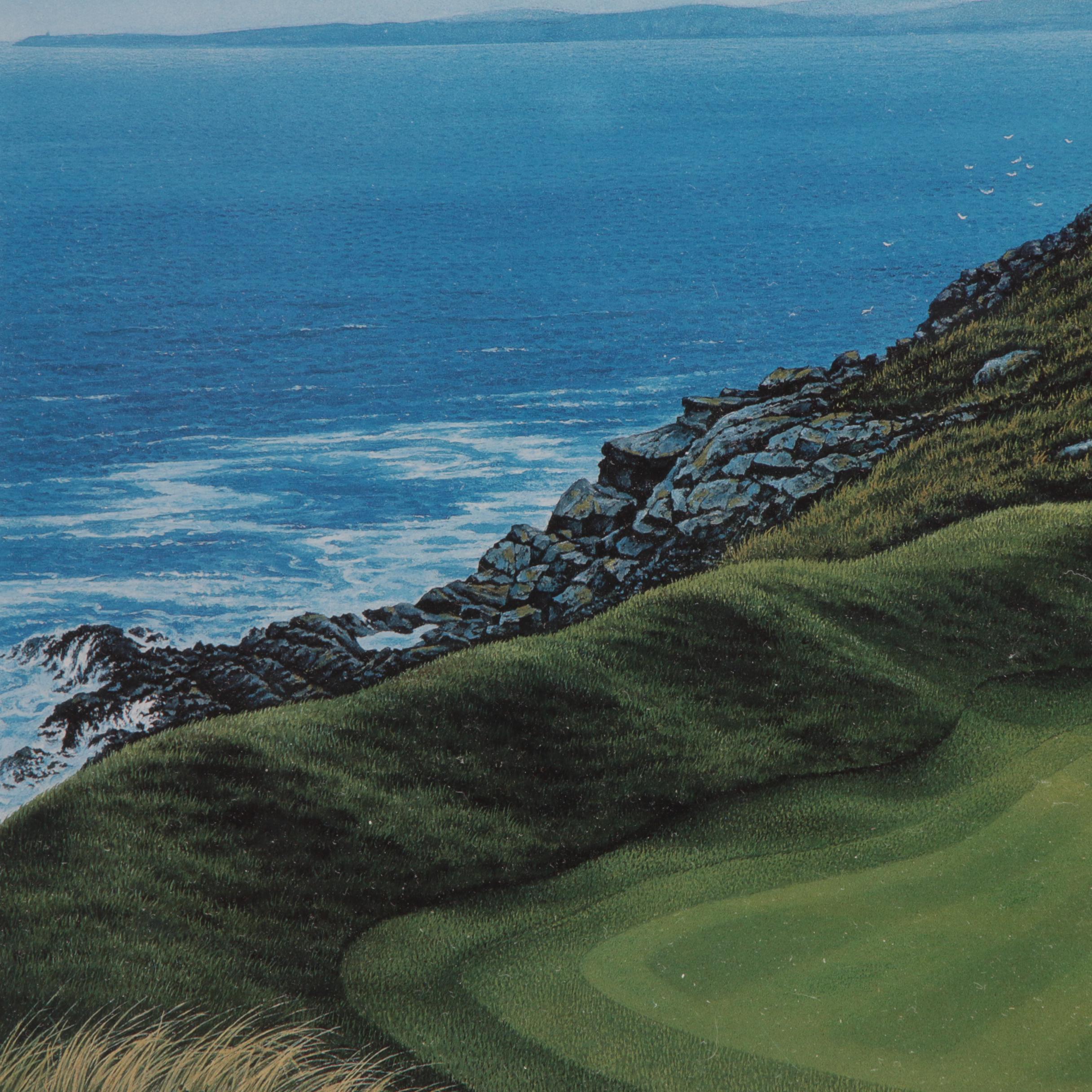 William Grandison Limited Edition Offset Lithograph "Old Head Golf Links"