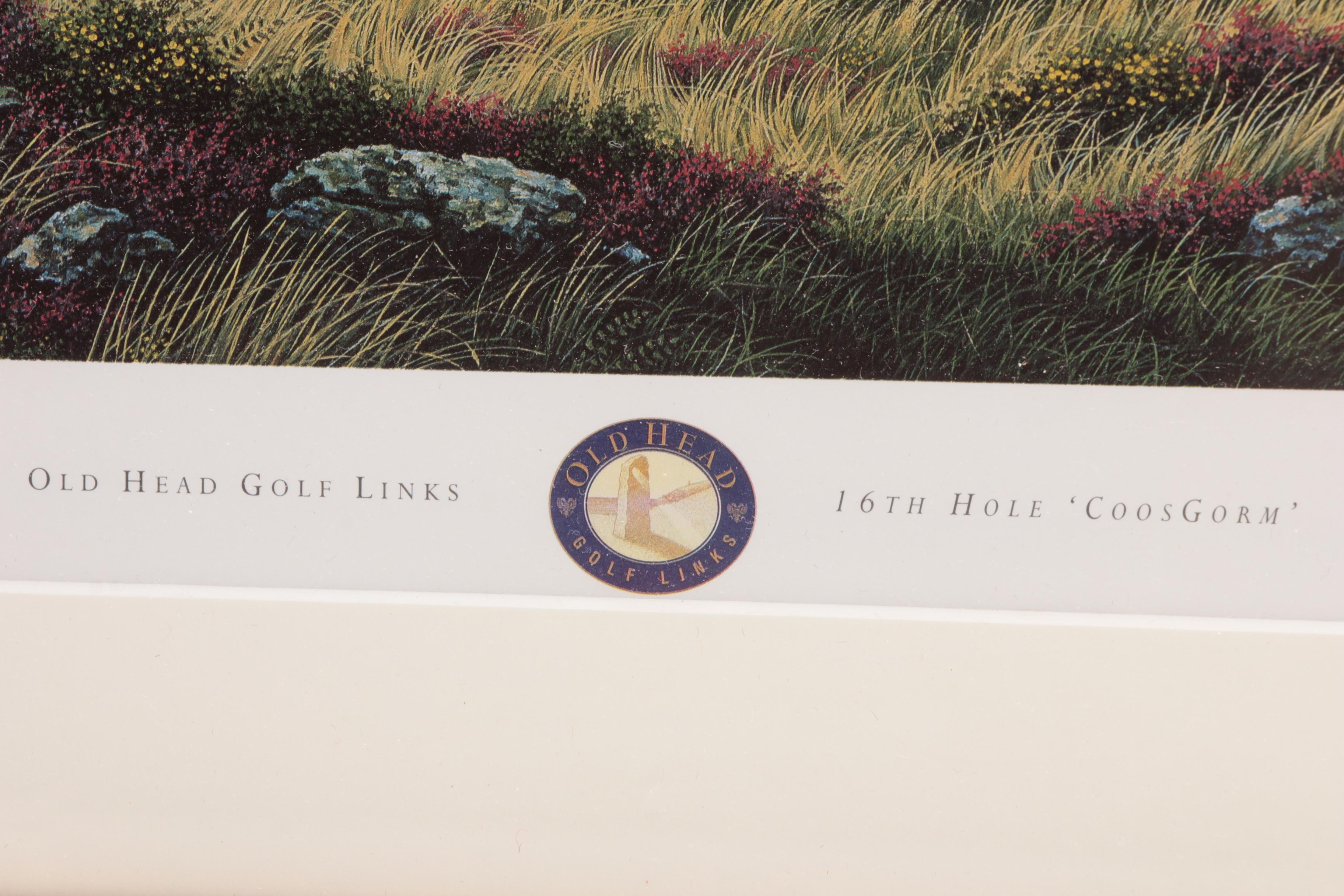 William Grandison Limited Edition Offset Lithograph "Old Head Golf Links"