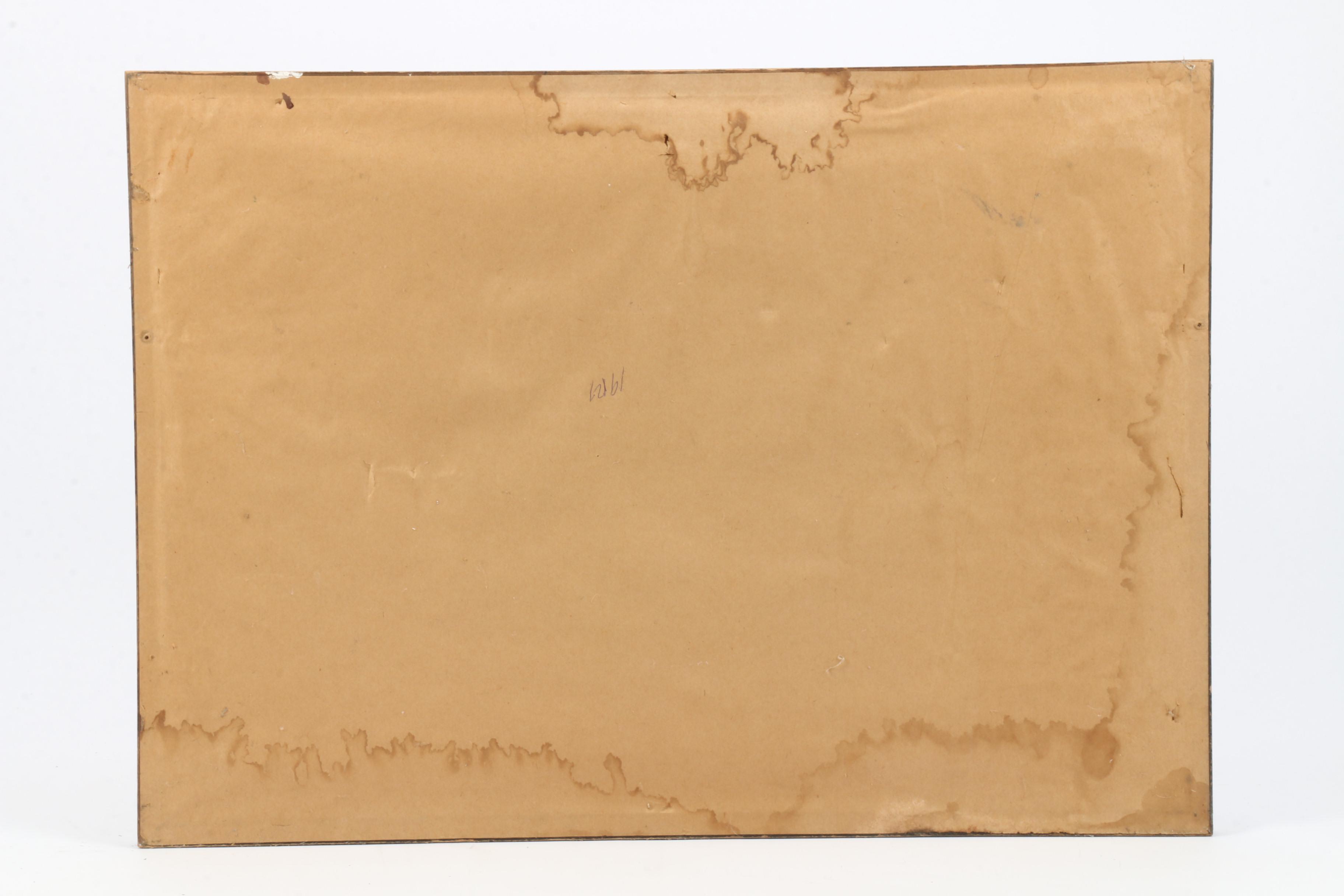 Hand Colored Collotype After Gilbert Scott Wright "Behind Time"