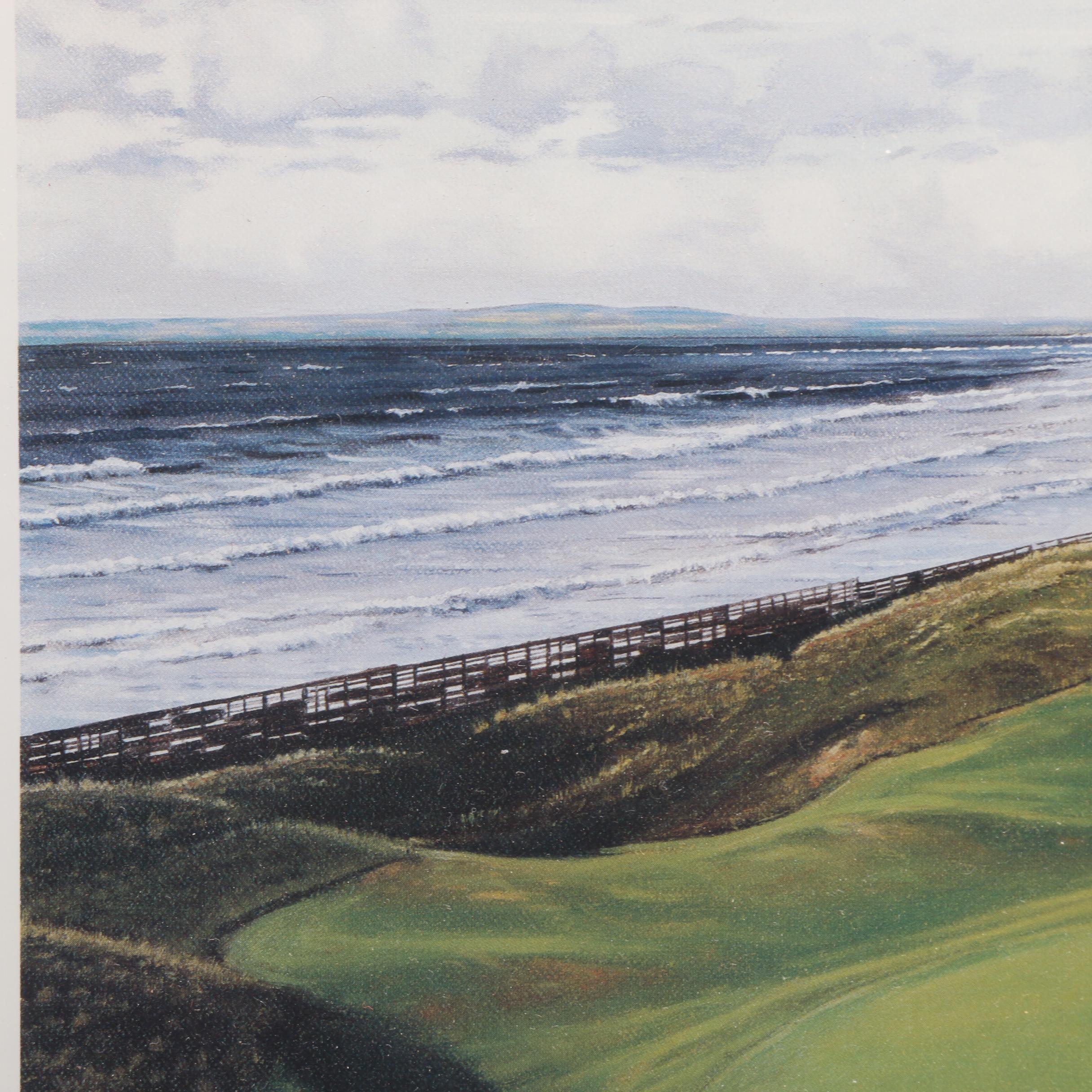 Graeme Baxter Offset Lithograph "Ballybunion, Ireland The 17th"
