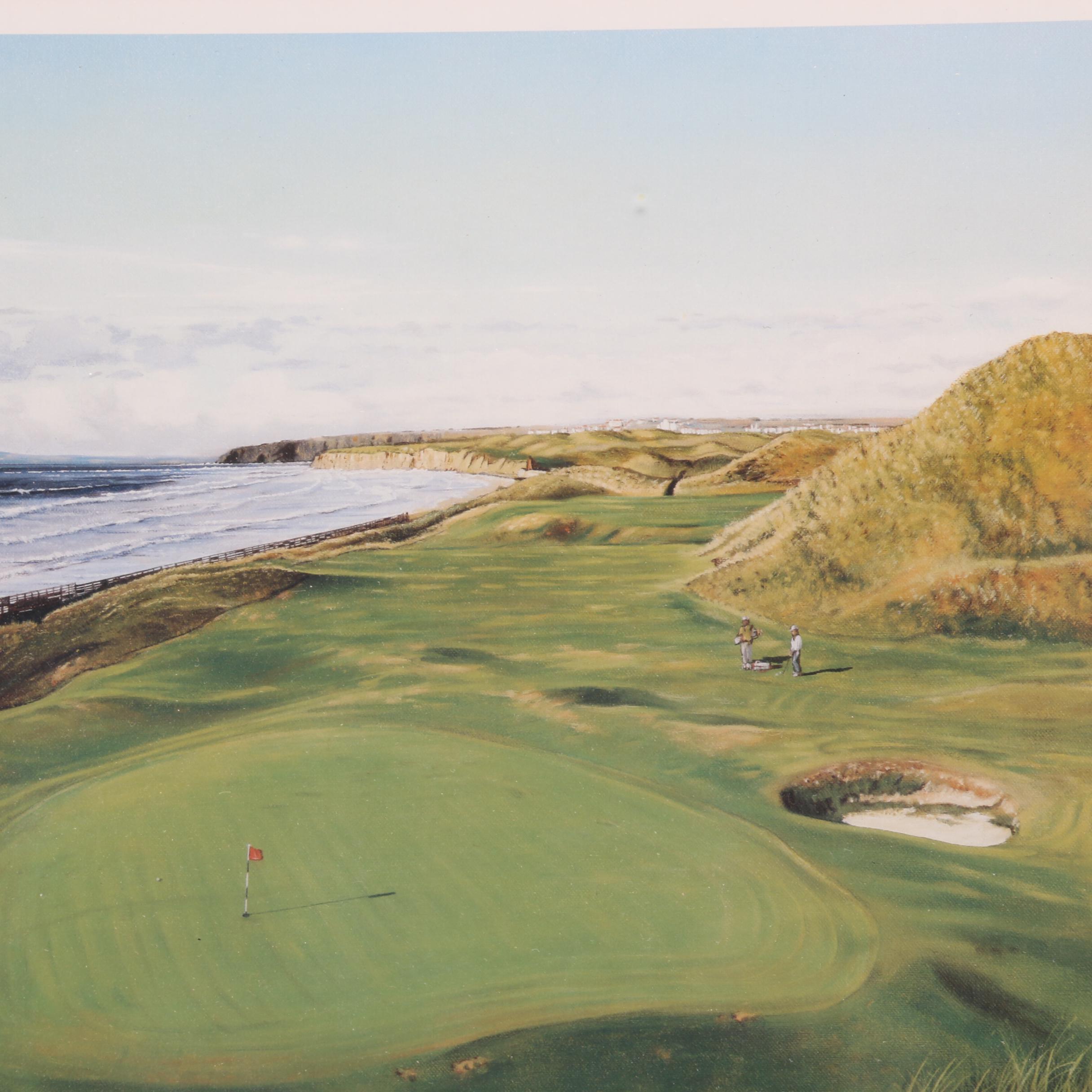 Graeme Baxter Offset Lithograph "Ballybunion, Ireland The 17th"