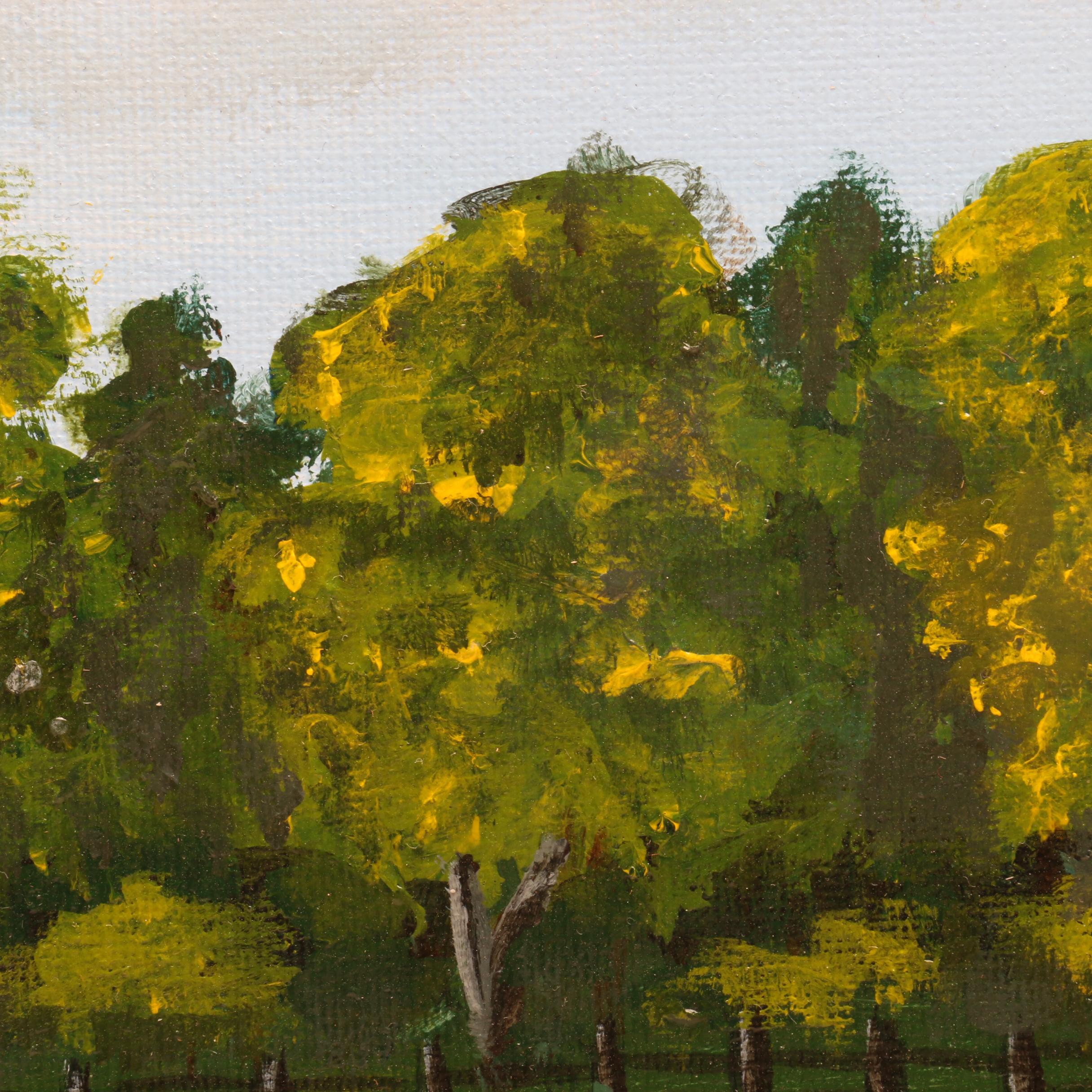 Landscape Oil Painting "My Old Kentucky Farm"