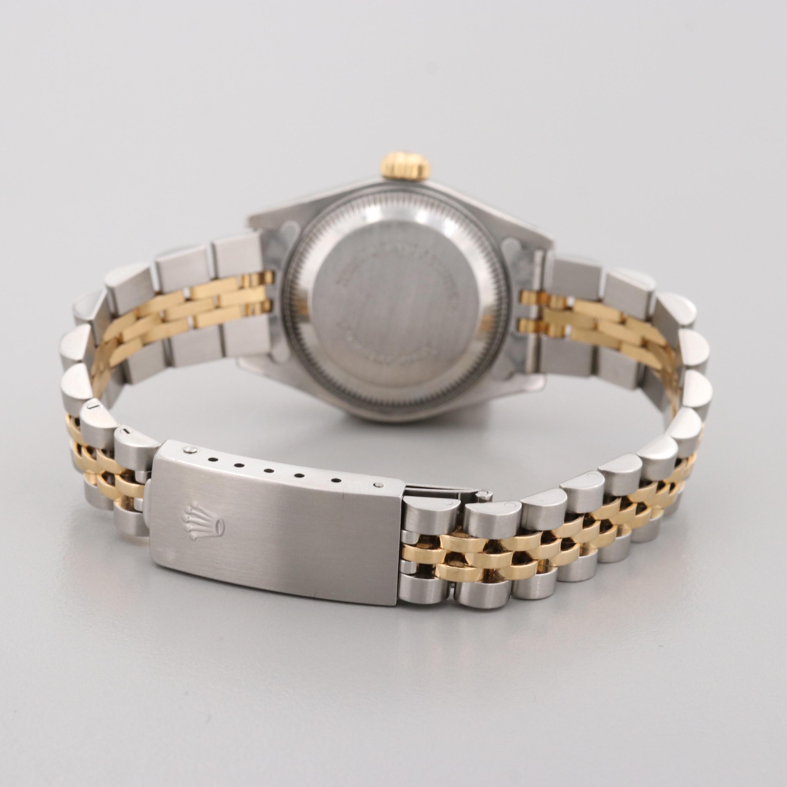 Rolex Datejust Stainless Steel and 18K Yellow Gold Watch With Date, 1986