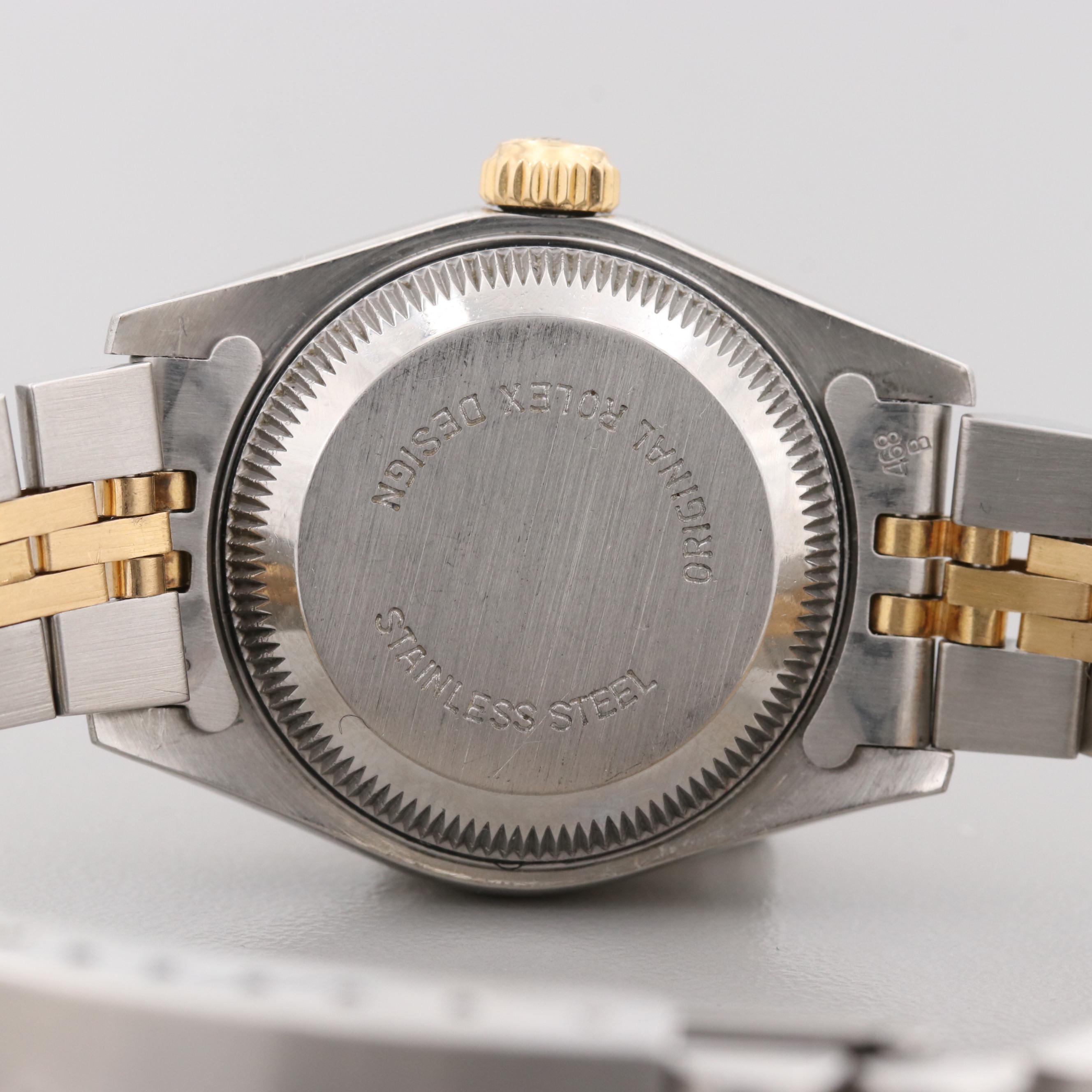 Rolex Datejust Stainless Steel and 18K Yellow Gold Watch With Date, 1986