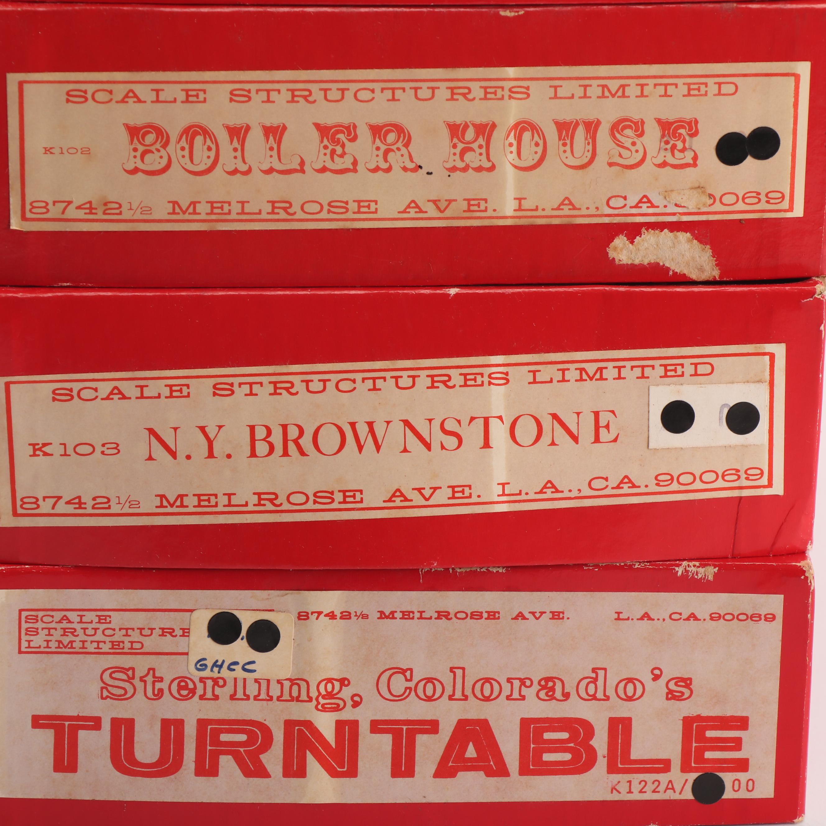 Scale Structures Ltd. Building and Structure Model Kits, Mid-20th Century