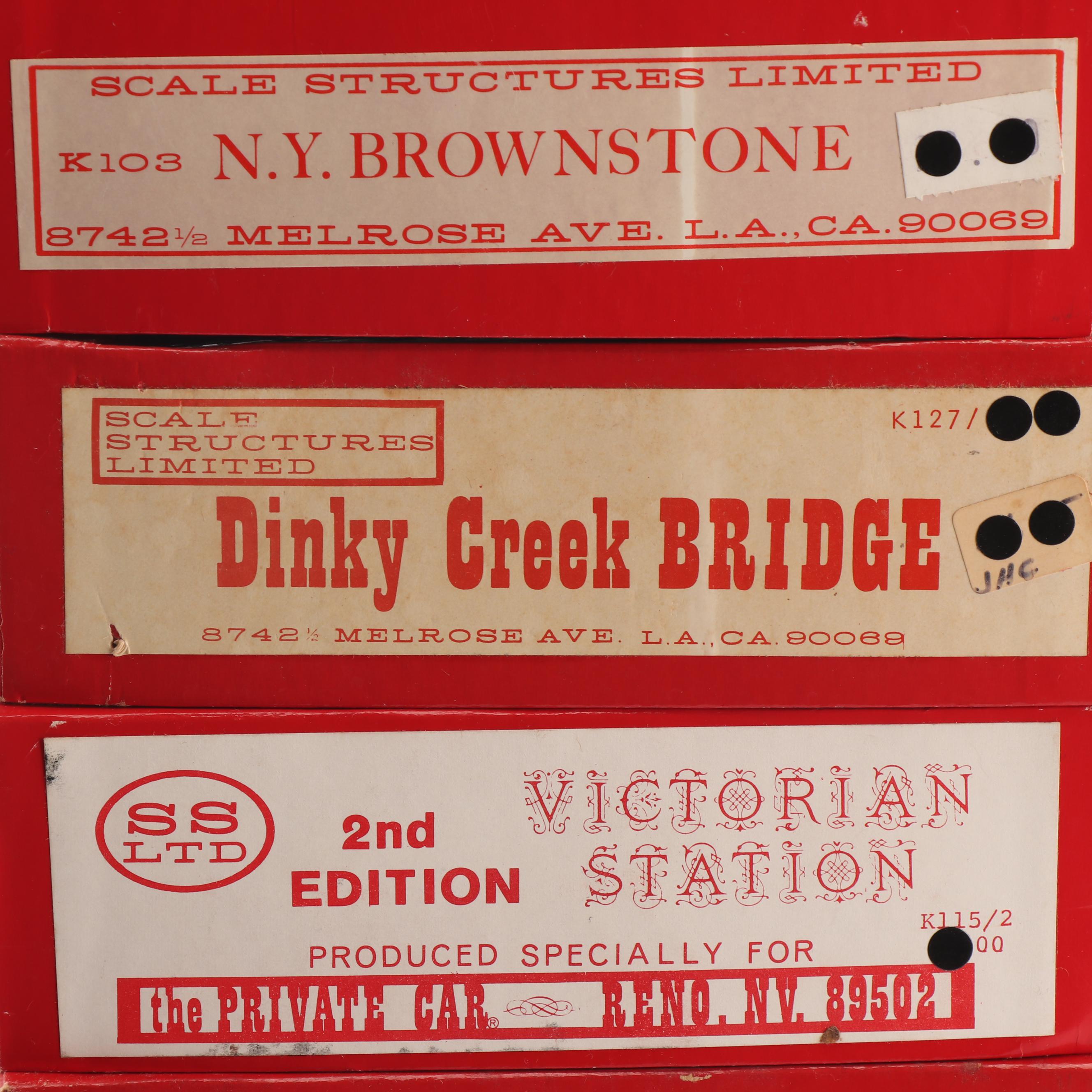 Scale Structures Ltd. Building and Structure Model Kits, Mid-20th Century