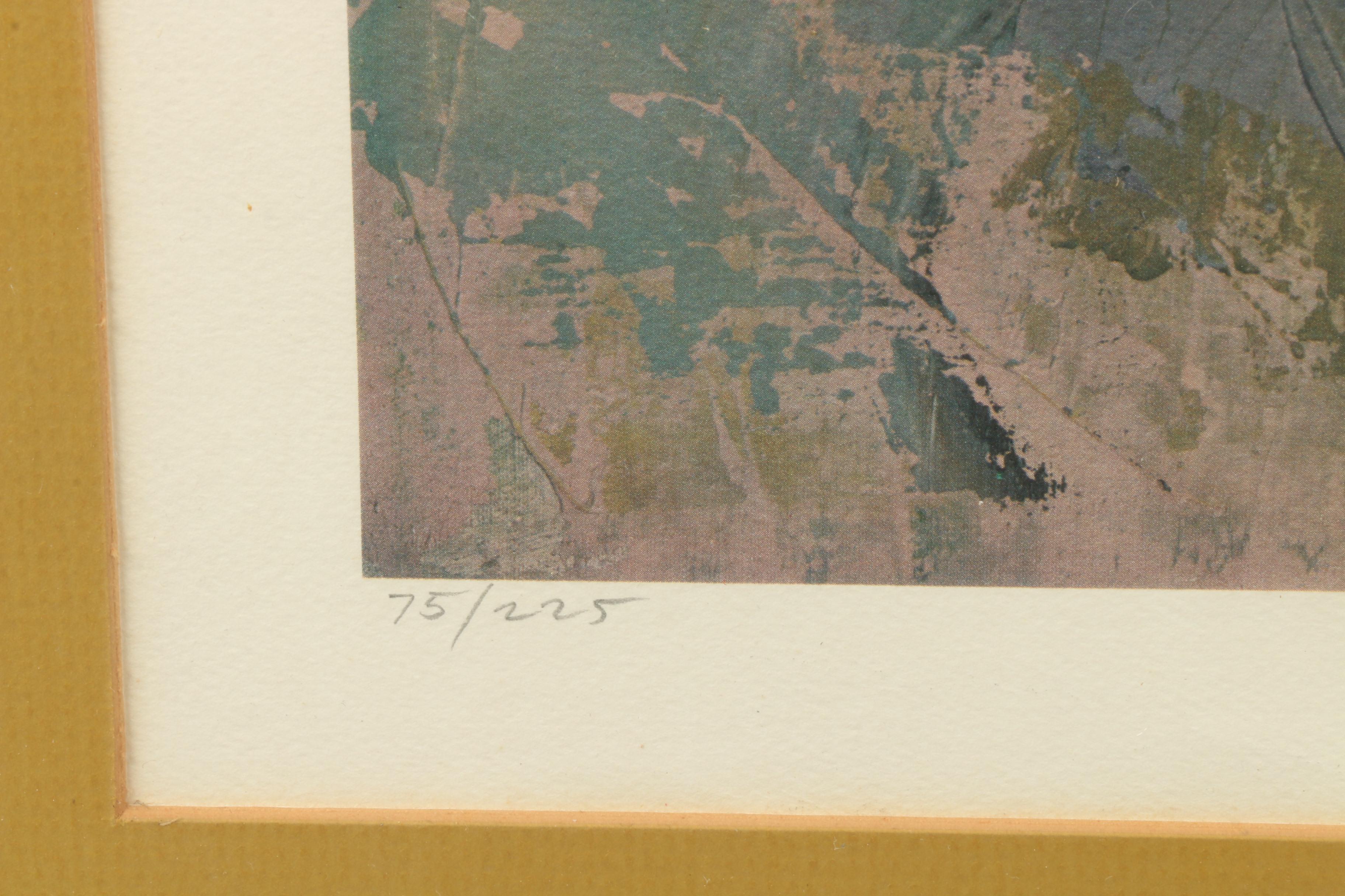 Lawrence Zink Limited Edition Offset Lithograph "The Delta Queen"