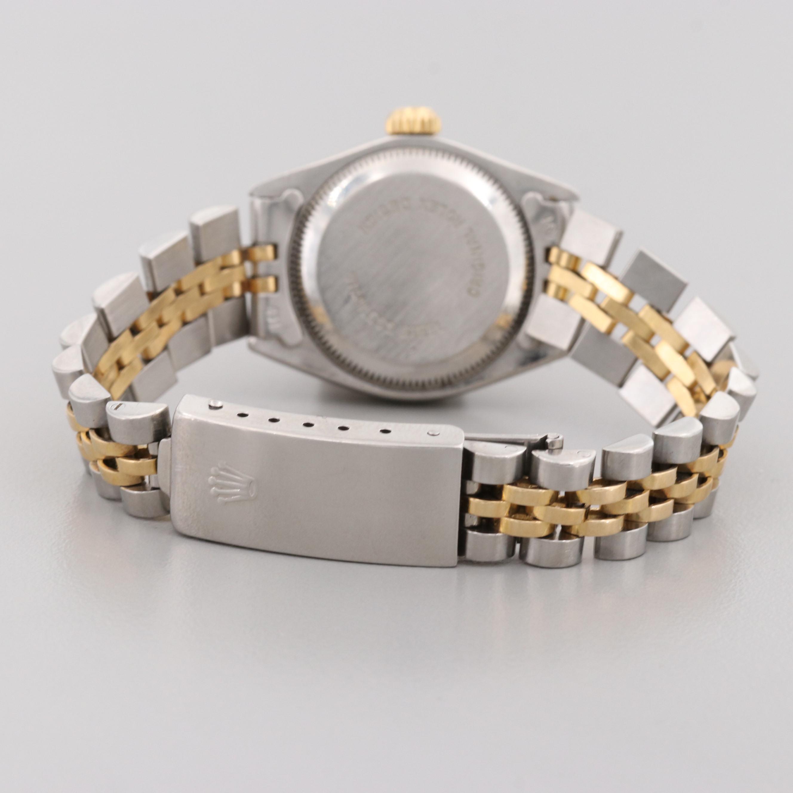 Rolex Oyster Perpetual 18K Yellow Gold and Stainless Steel Watch, 1982