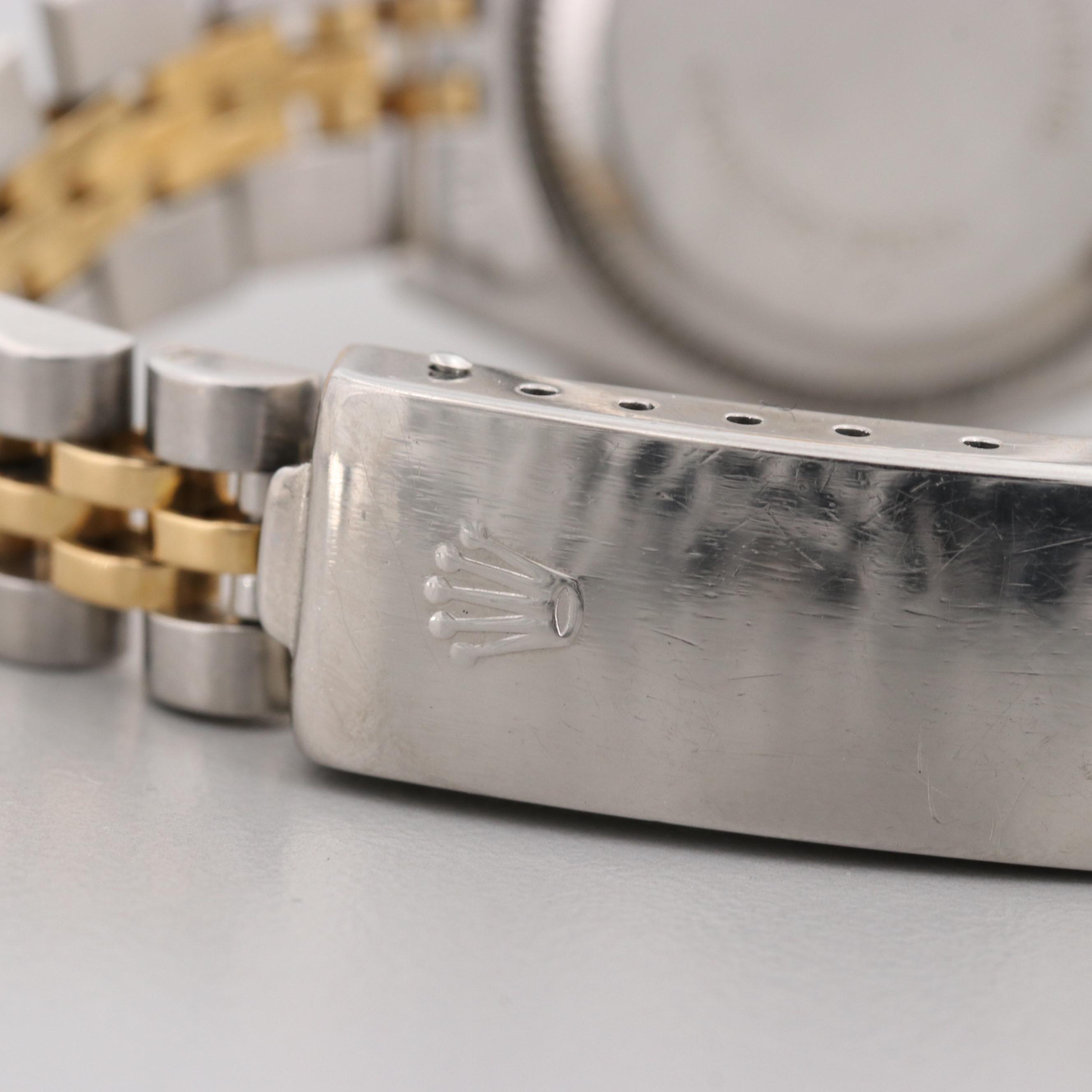 Rolex Oyster Perpetual 18K Yellow Gold and Stainless Steel Watch, 1982