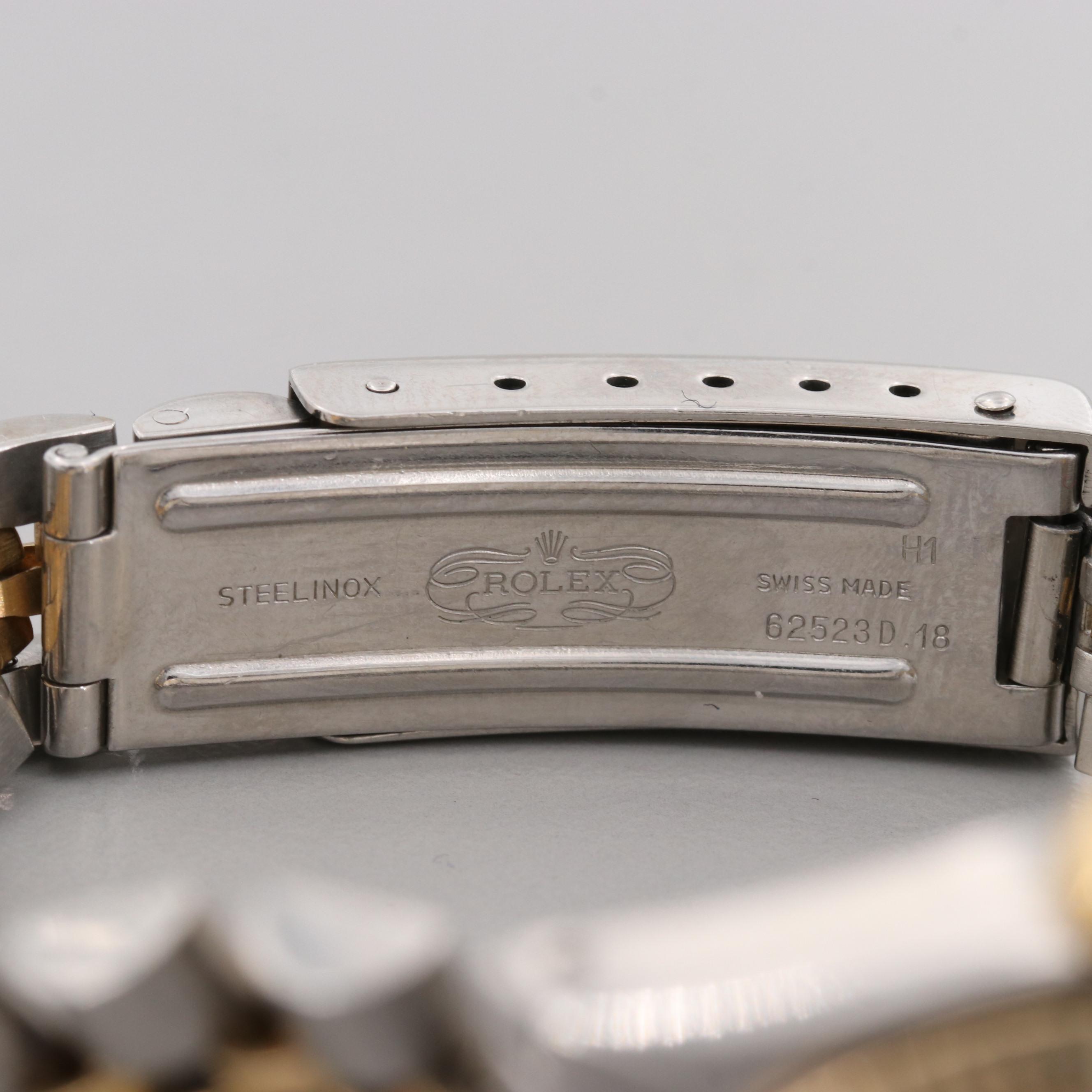 Rolex Oyster Perpetual 18K Yellow Gold and Stainless Steel Watch, 1982