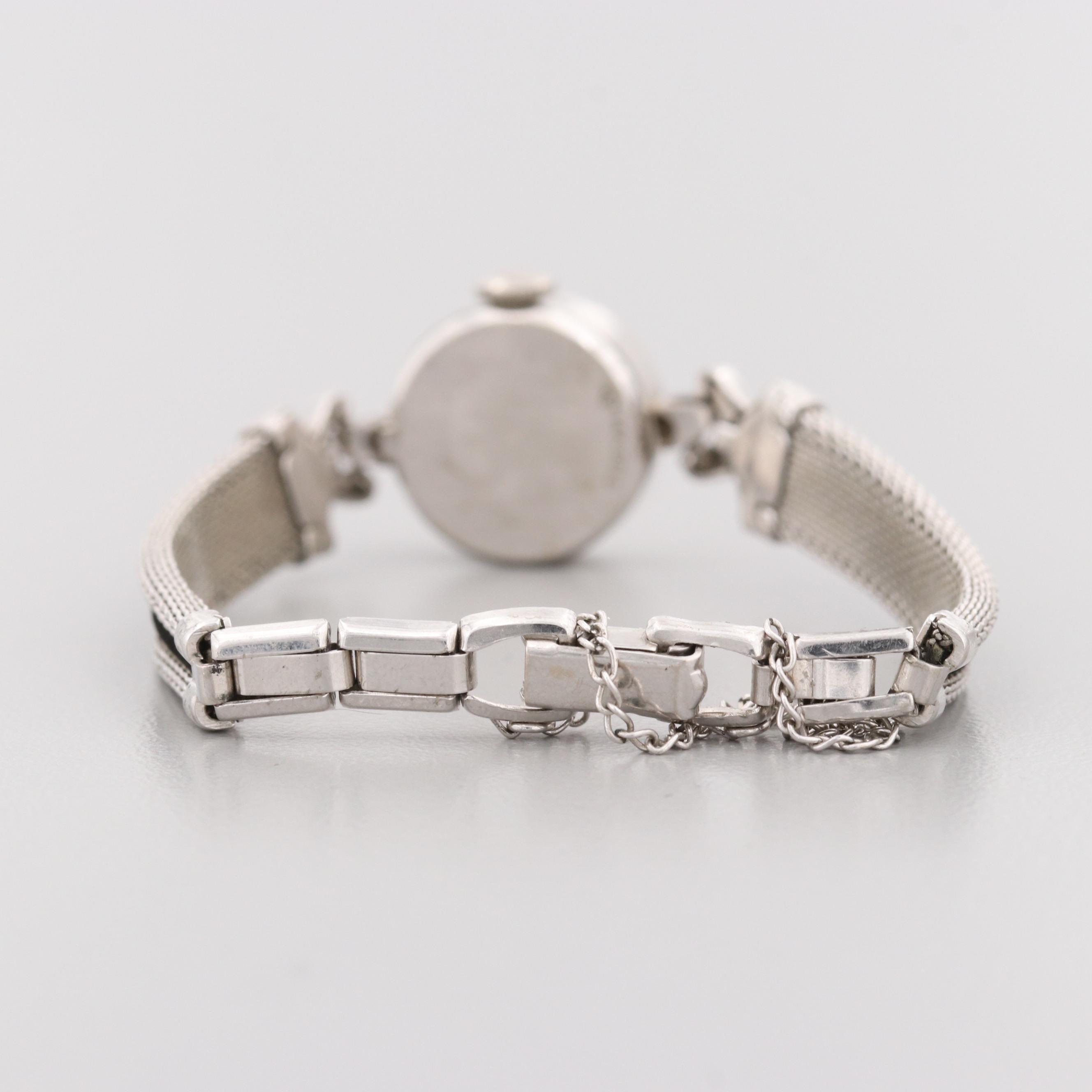 Rolex 14K White Gold Stem Wind Watch