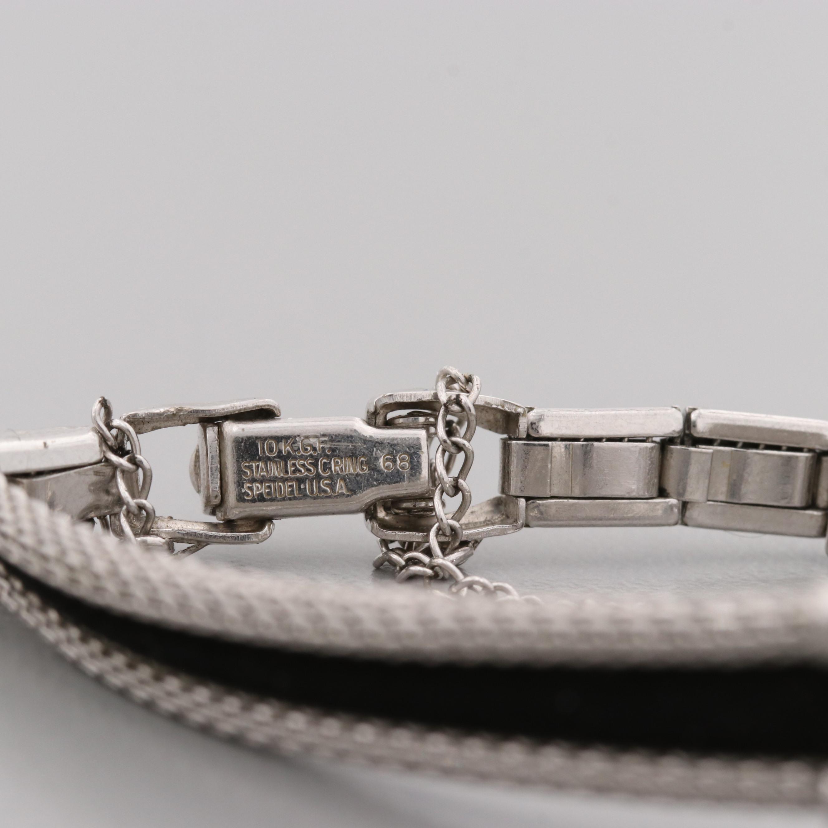 Rolex 14K White Gold Stem Wind Watch