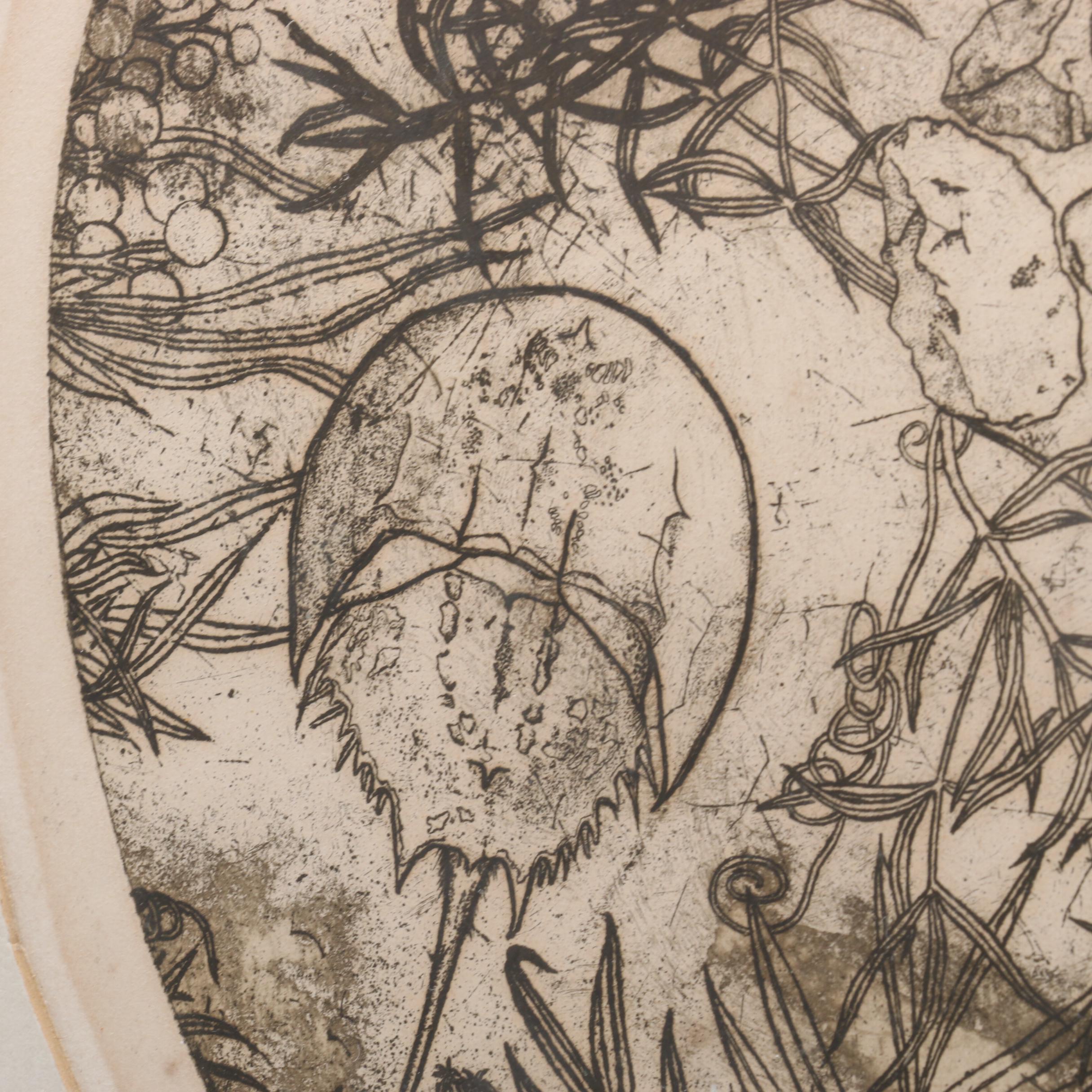 Bethia Brehmer Limited Edition Etching "Horseshoe"