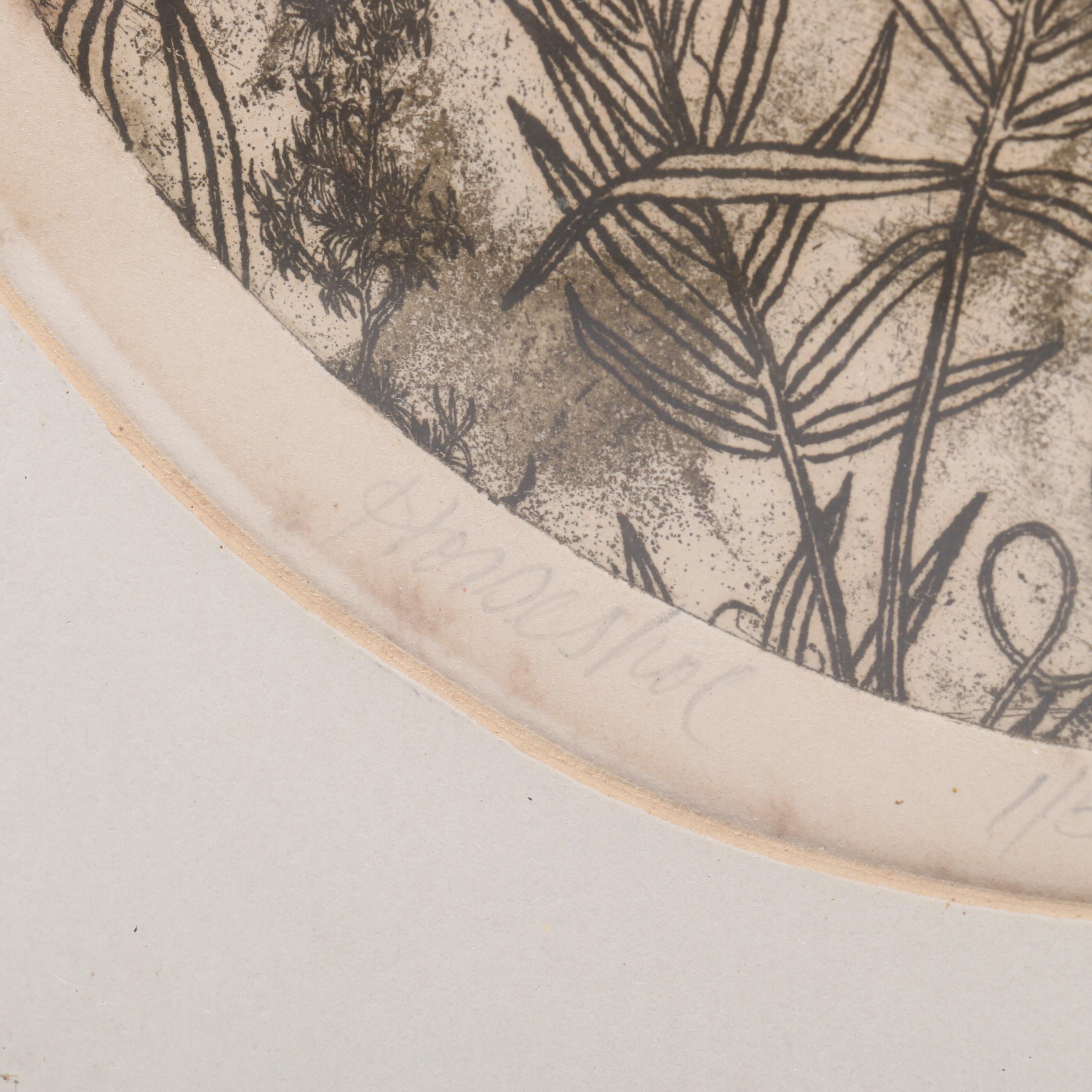 Bethia Brehmer Limited Edition Etching "Horseshoe"