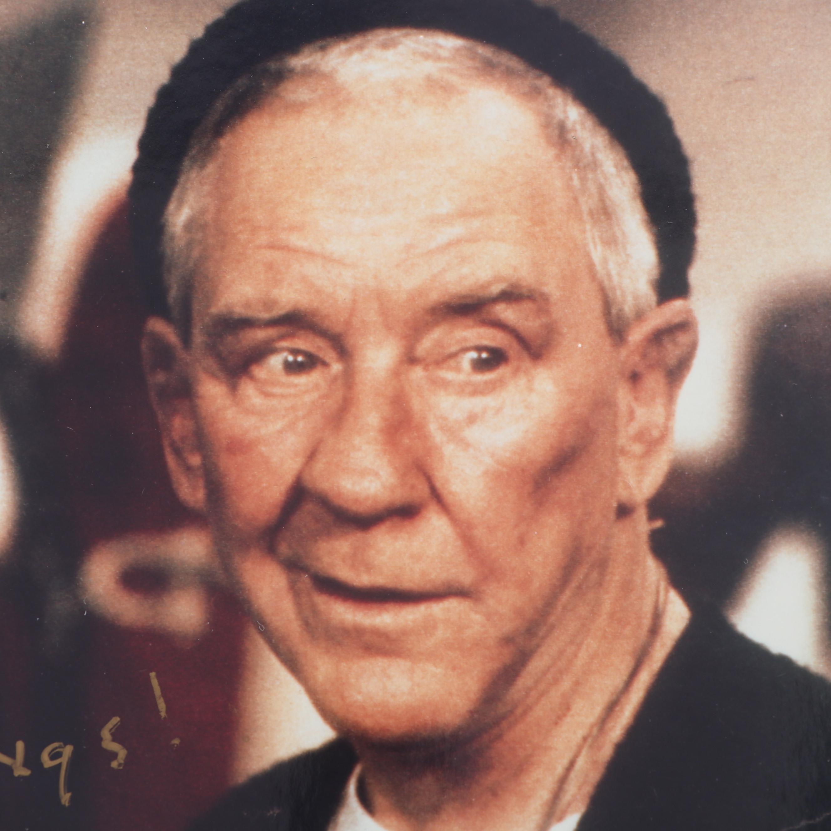 Burgess Meredith Autographed Photograph with Inscription