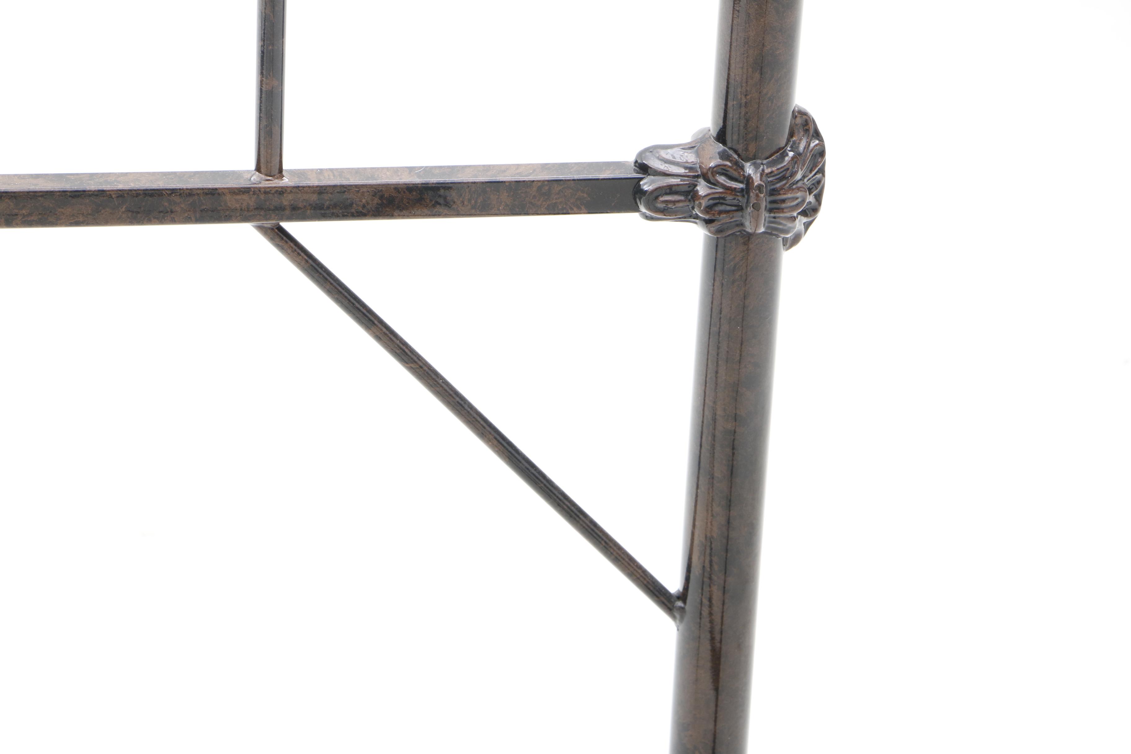 Amanda Sutton Designs Metal Queen Size Bed Frame by Wesley Allen Furniture