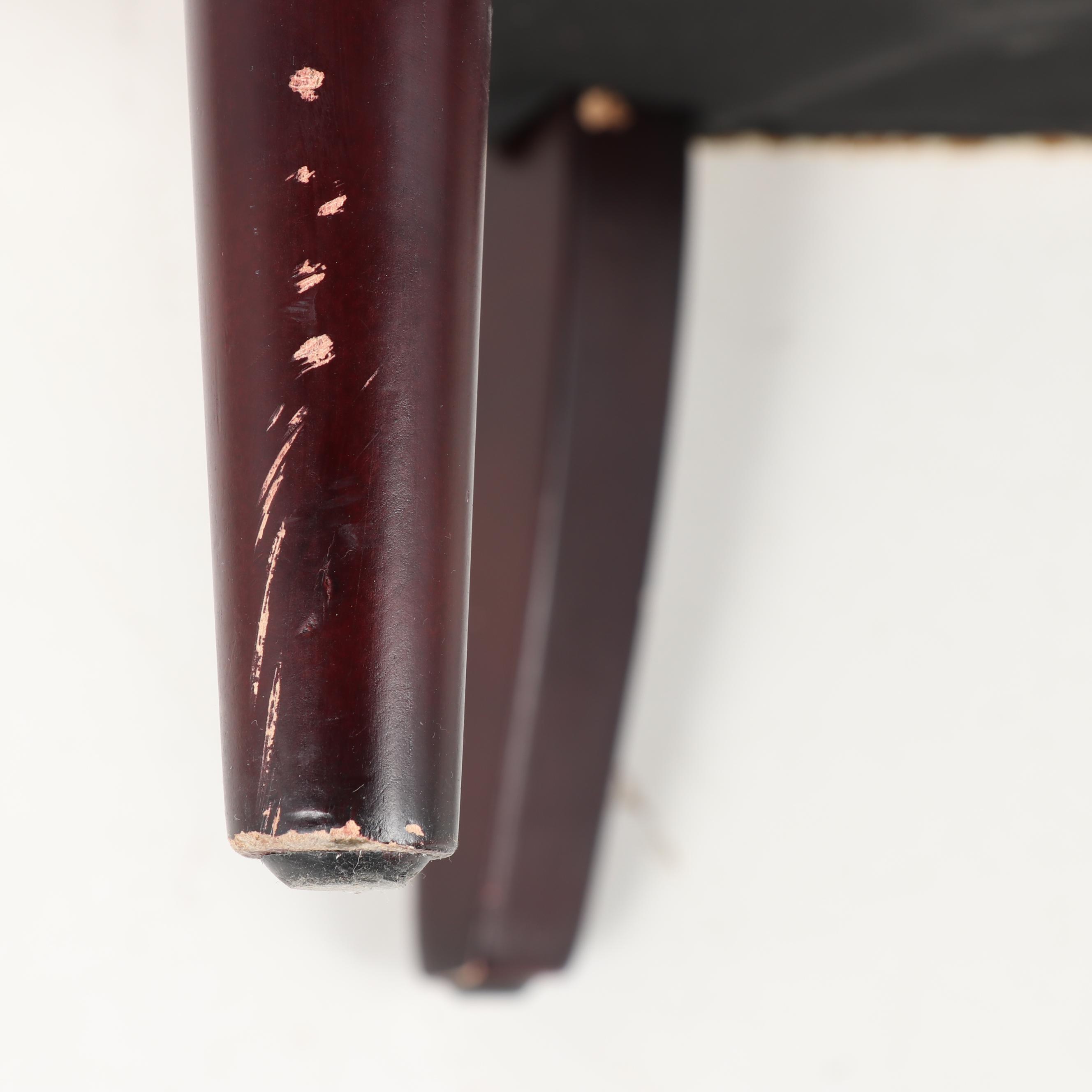 Leopard Print Upholstered Vanity Chair by Pier 1 Imports, 21st Century