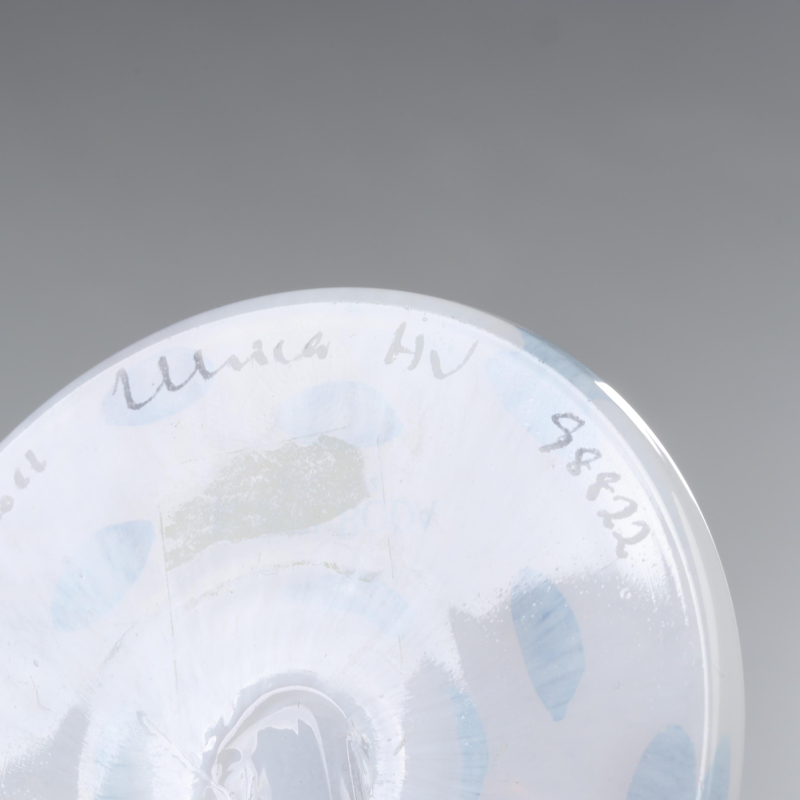 Kosta Boda Hand-Painted Glass Cat Vase and Stemware by Ulrica Hulge