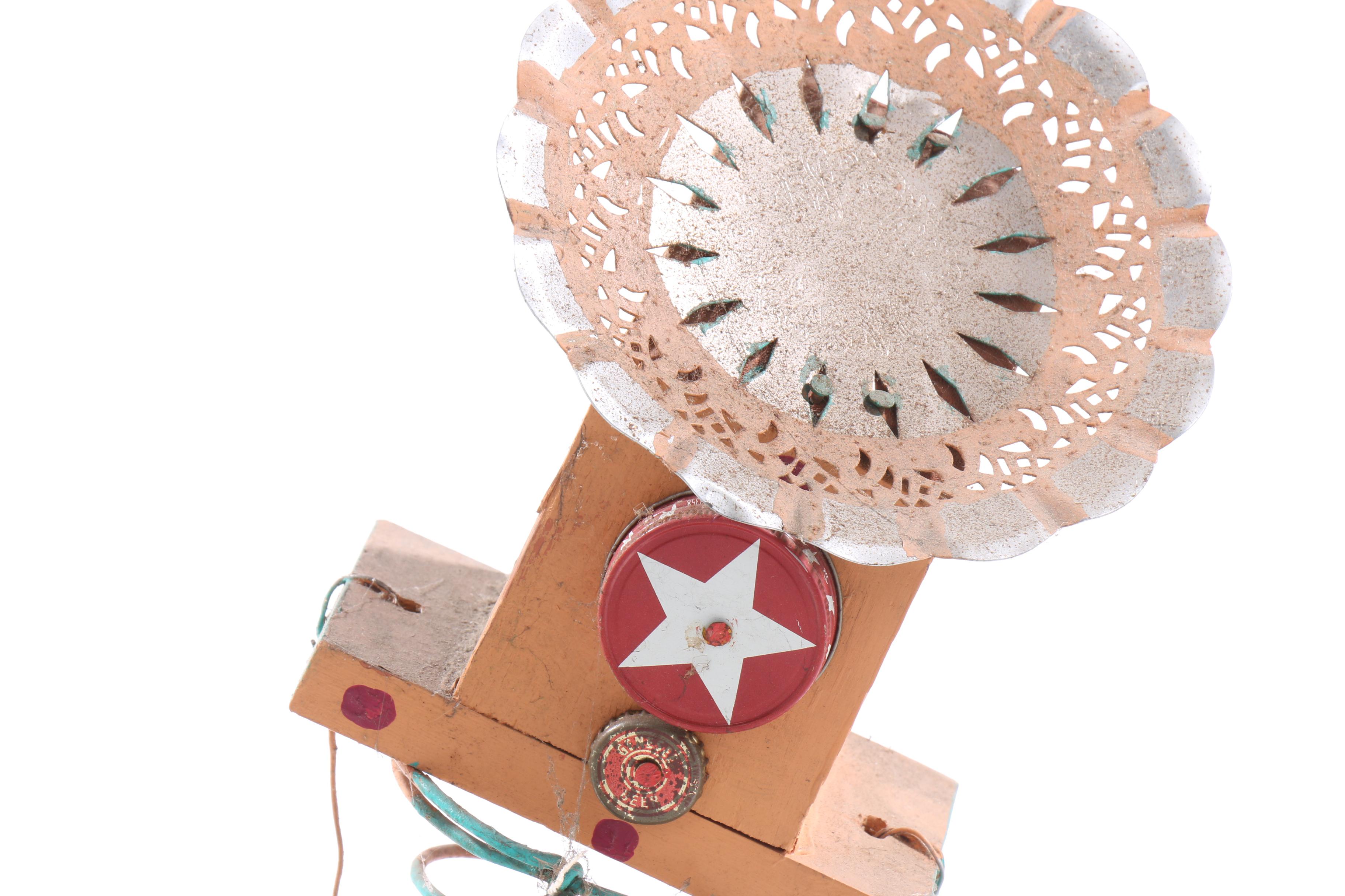 Norman Scott "Butch" Quinn Mixed Media Folk Sculpture