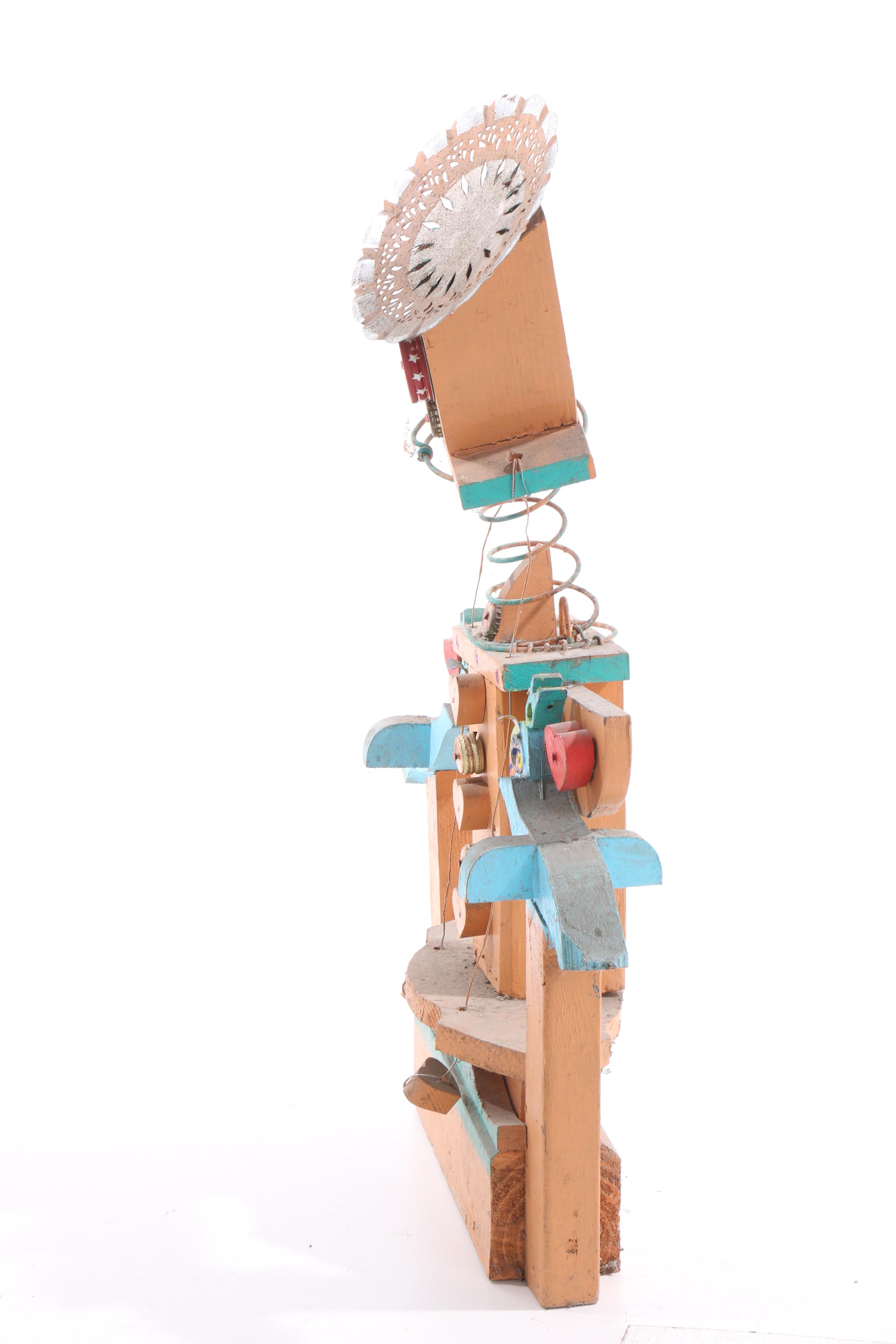 Norman Scott "Butch" Quinn Mixed Media Folk Sculpture