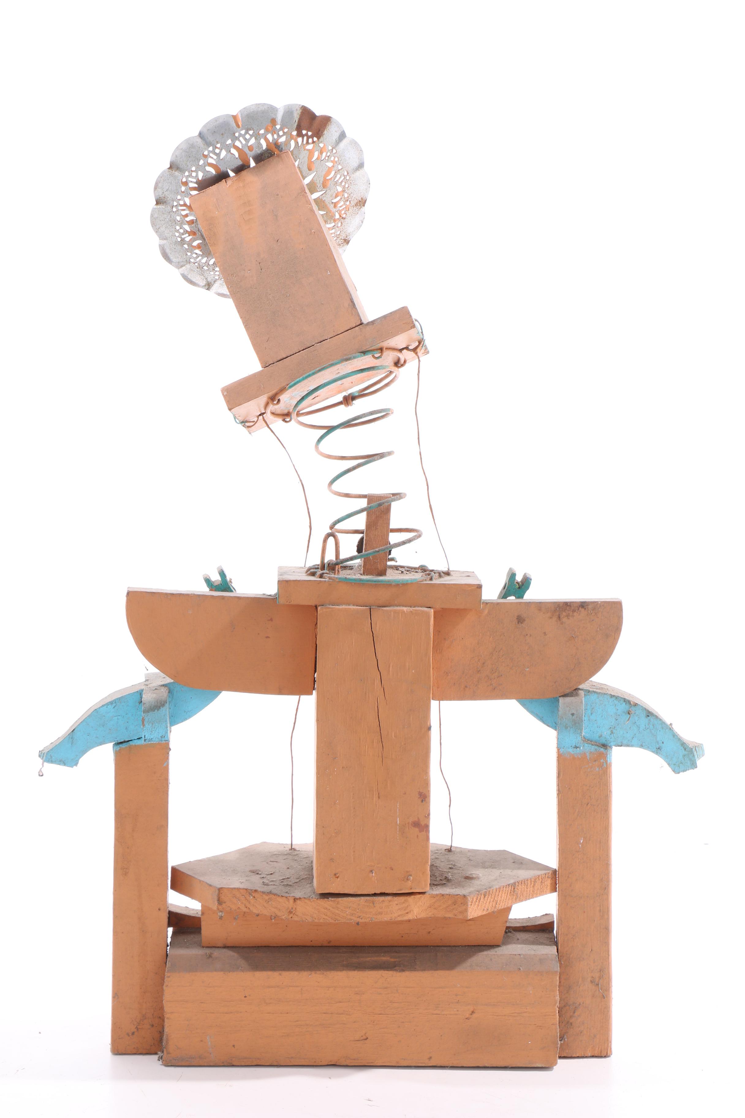 Norman Scott "Butch" Quinn Mixed Media Folk Sculpture