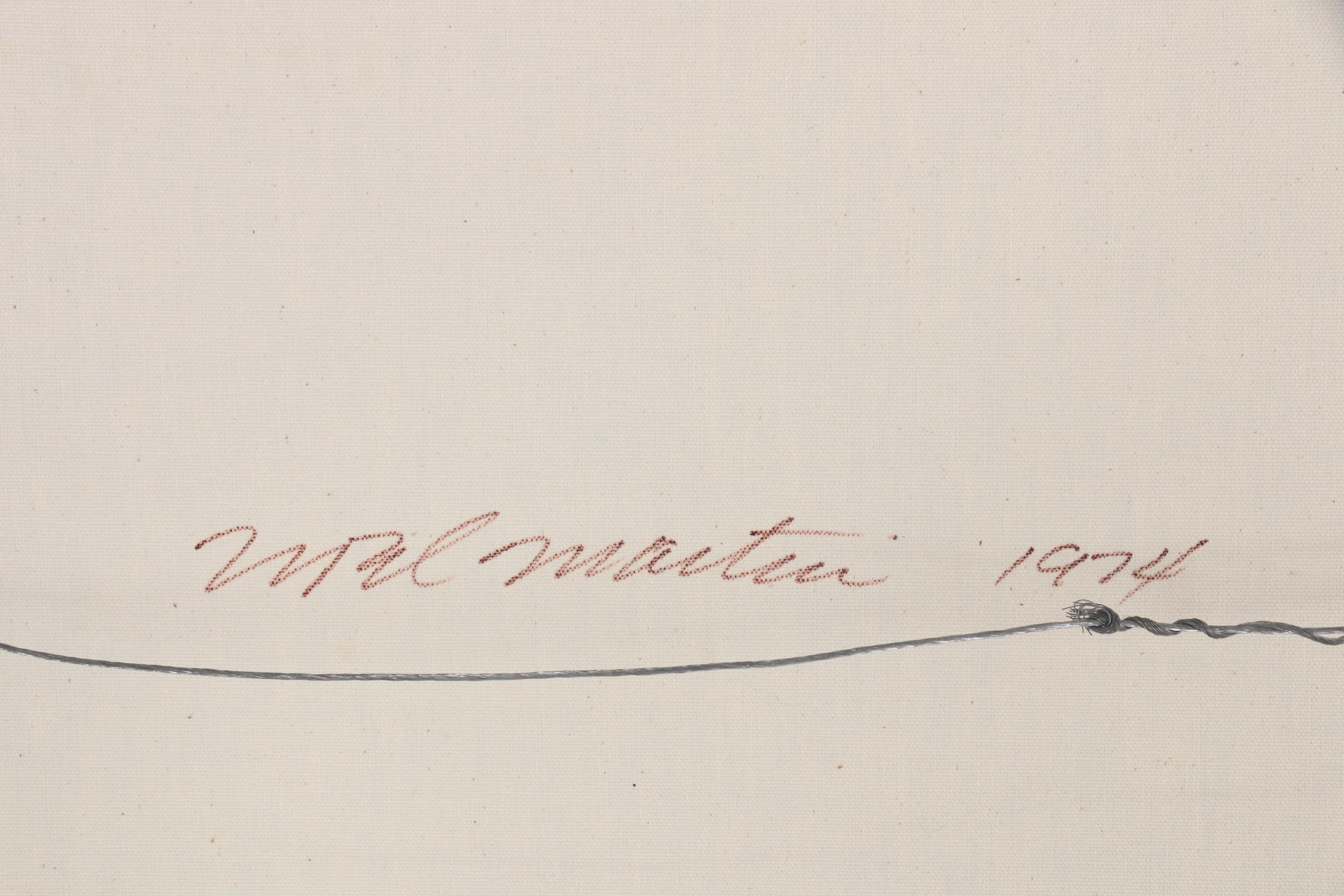 Noel Martin 1974 Geometric Acrylic Painting