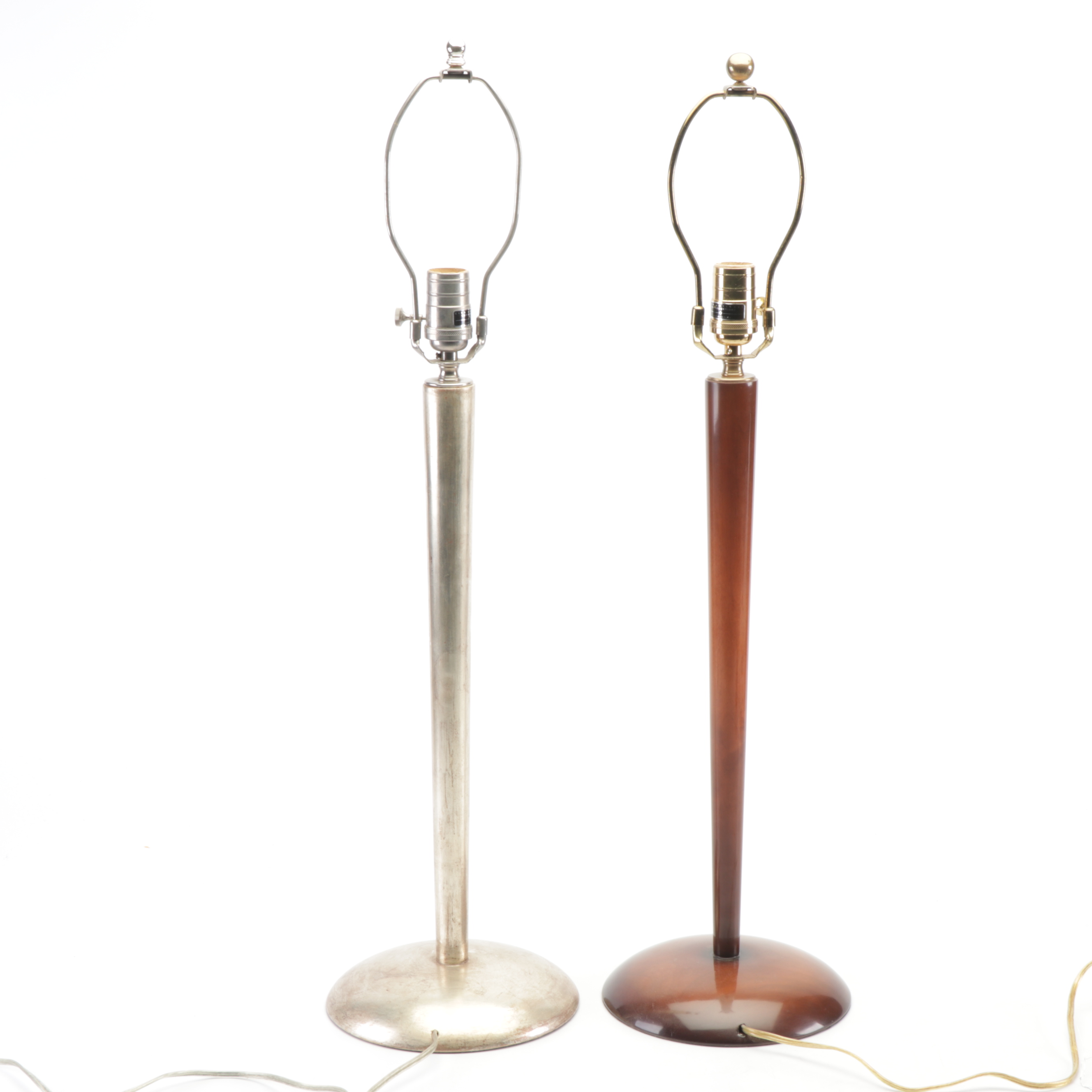 Mid Century Modern Style Table Lamps, Marked as Reproduction