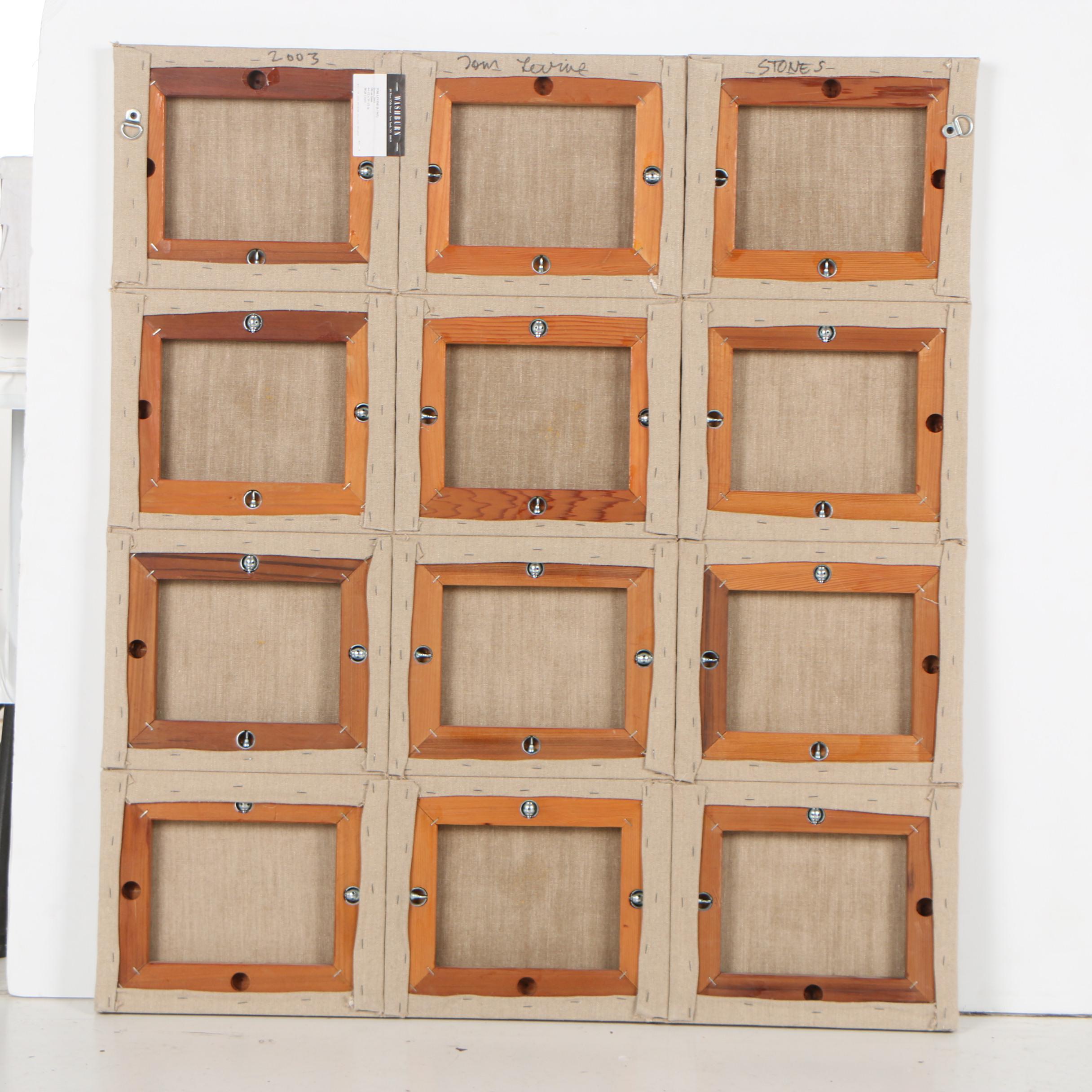 Tom Levine 2003 Oil Painting on Linen "Stones"